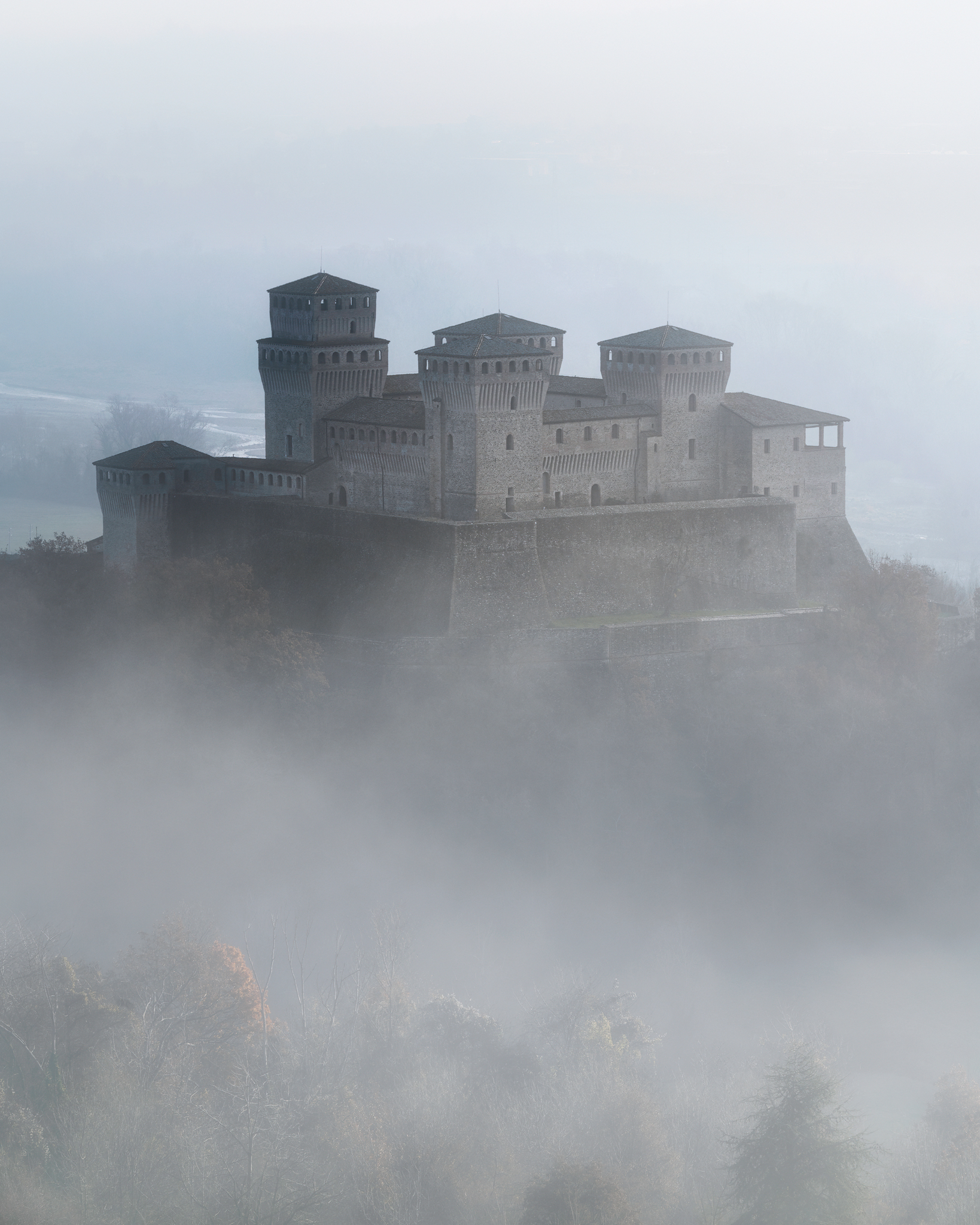 The castle in the fog