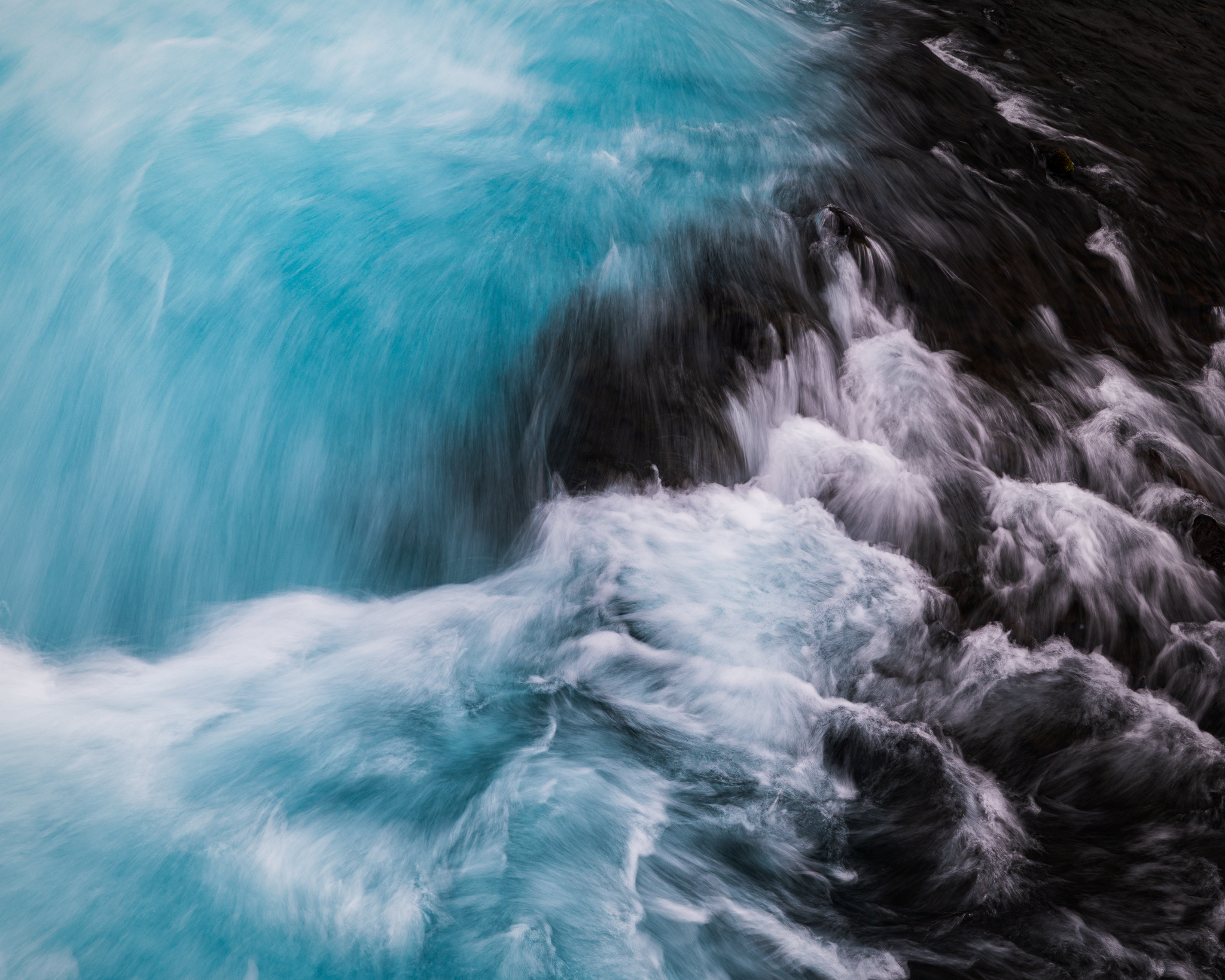 Dettaglio astrastto di Bruarfoss