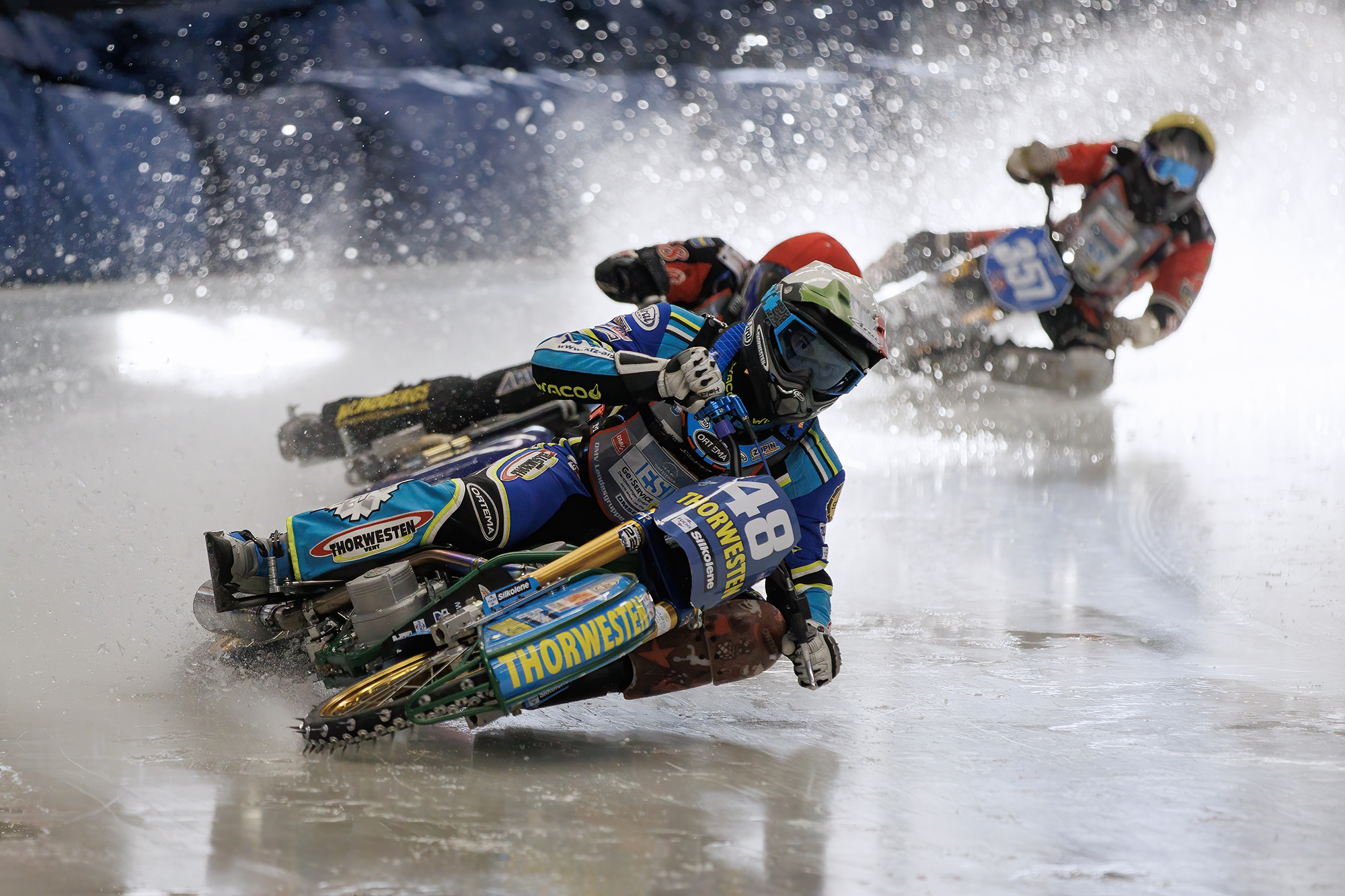 Luca Bauer in action