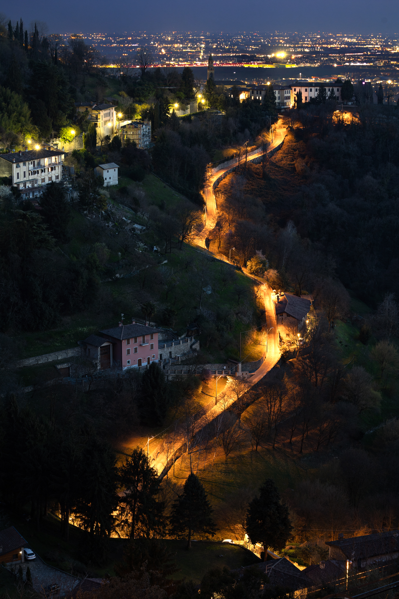 Via Astino in the Upper Town