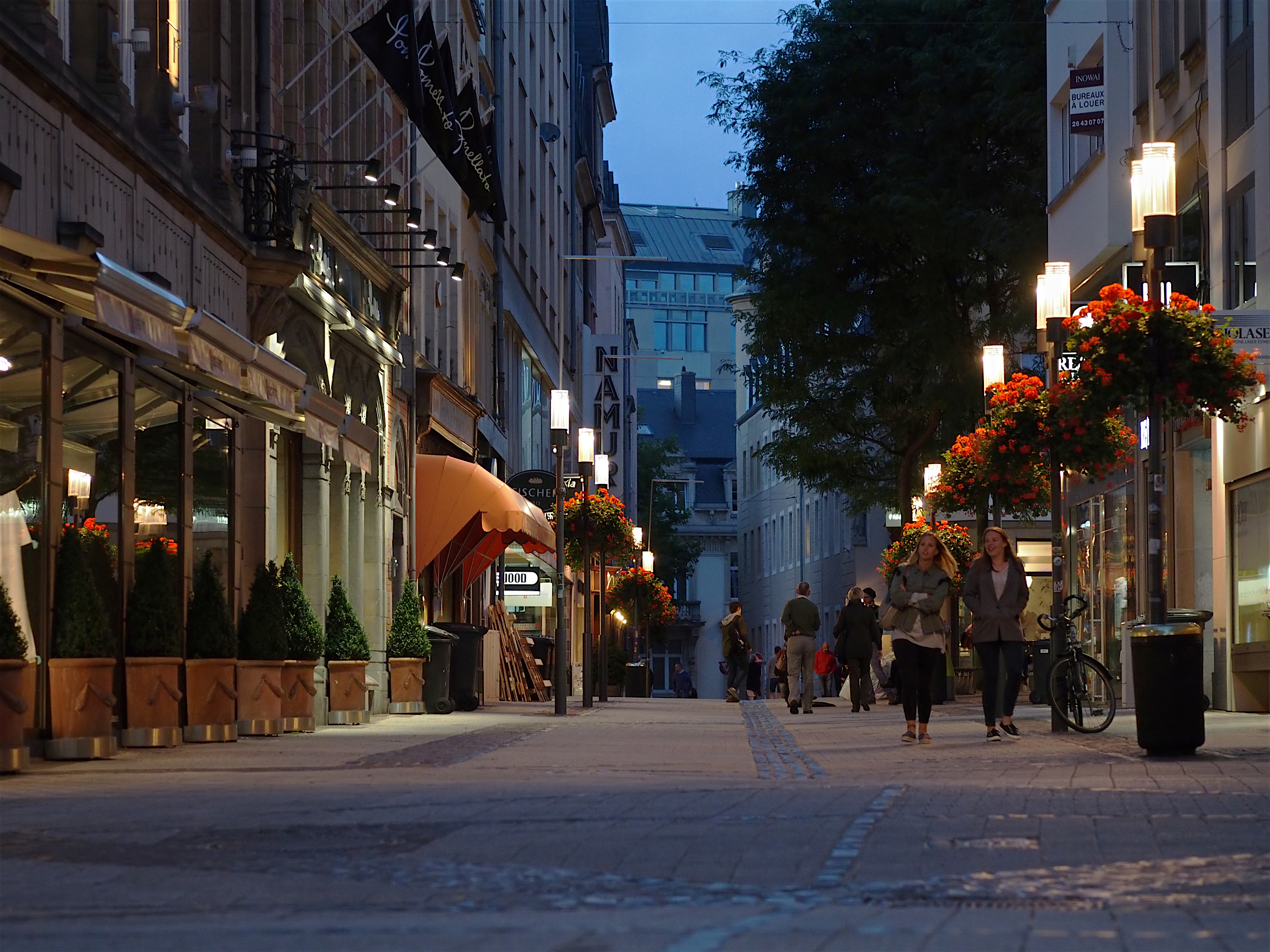 Centro città Blue Hour
