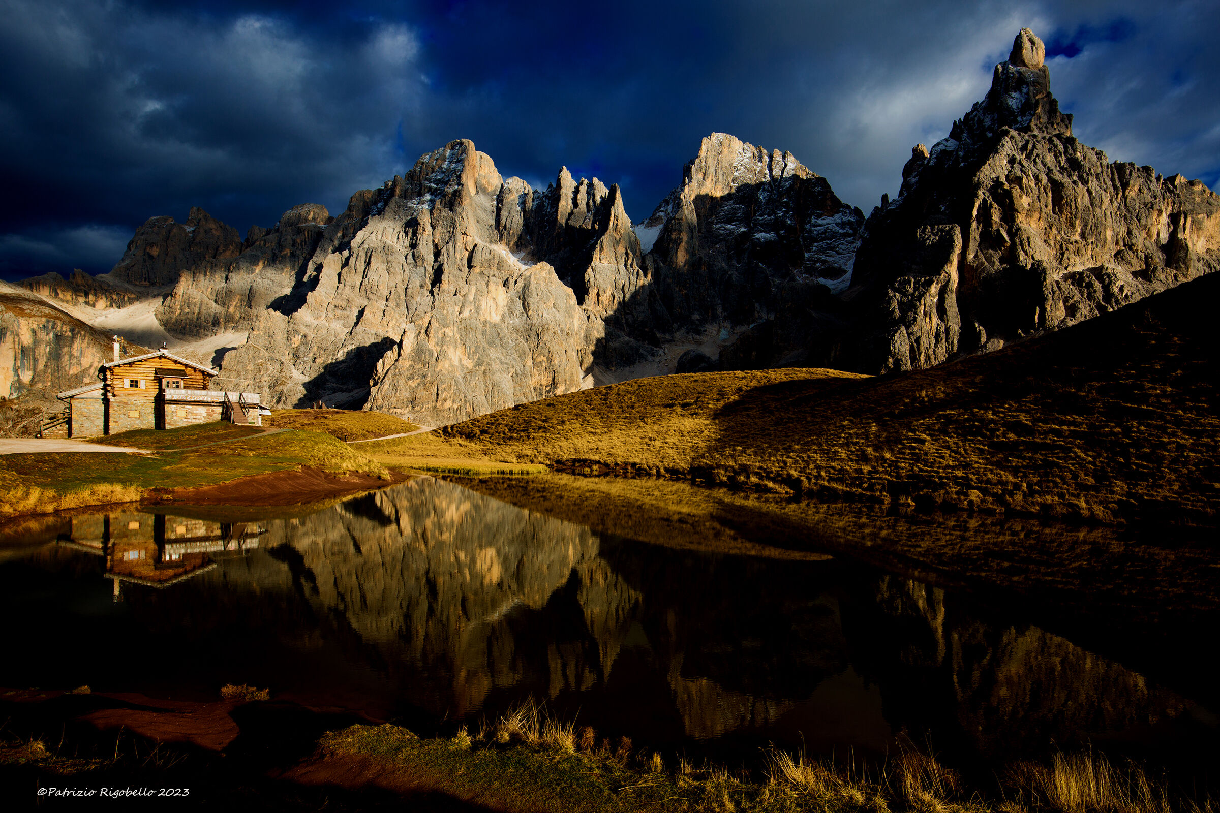 In the evening - Baita Segantini