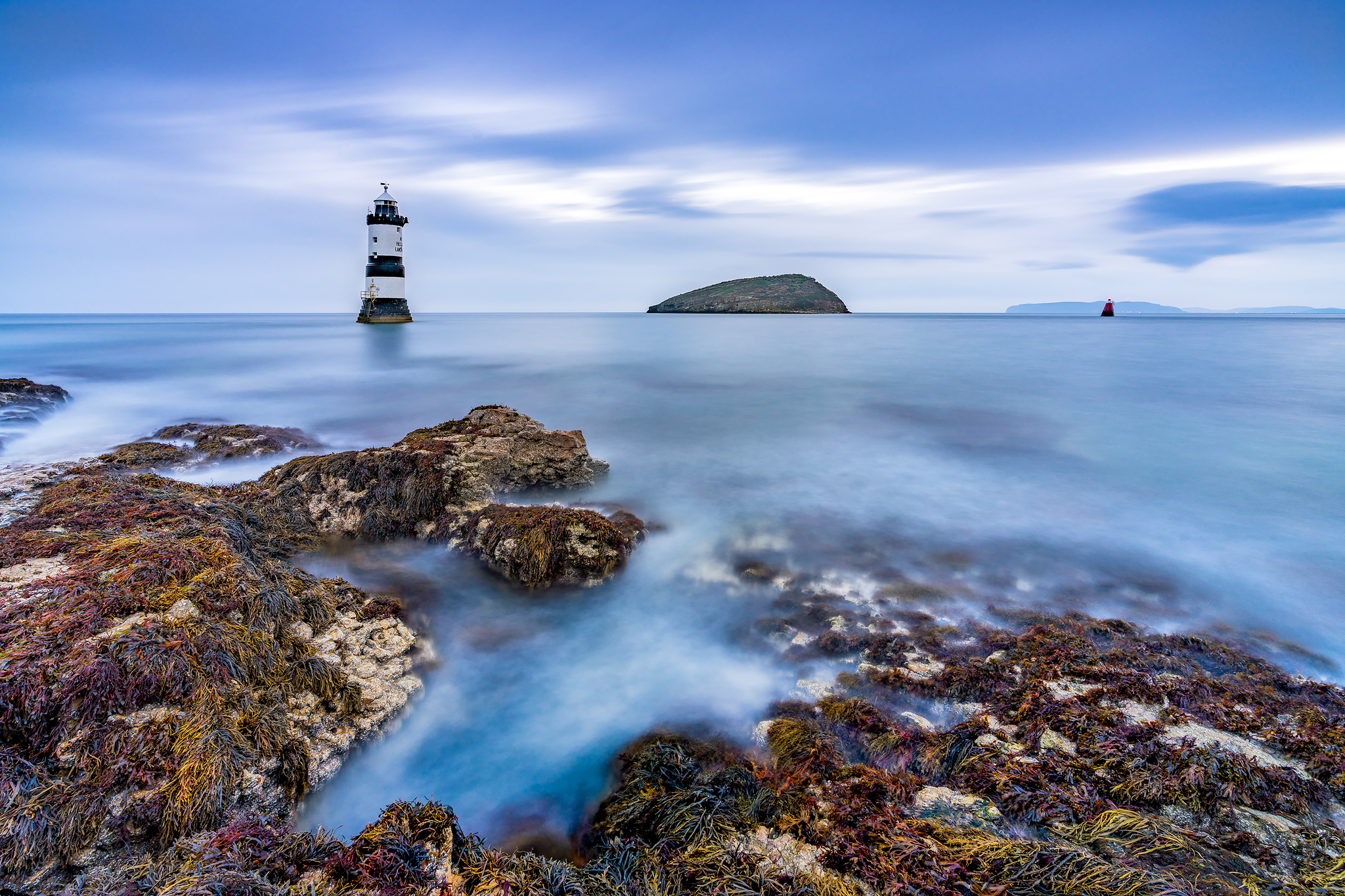 Waiting for sunrise at Penmon Lighthouse