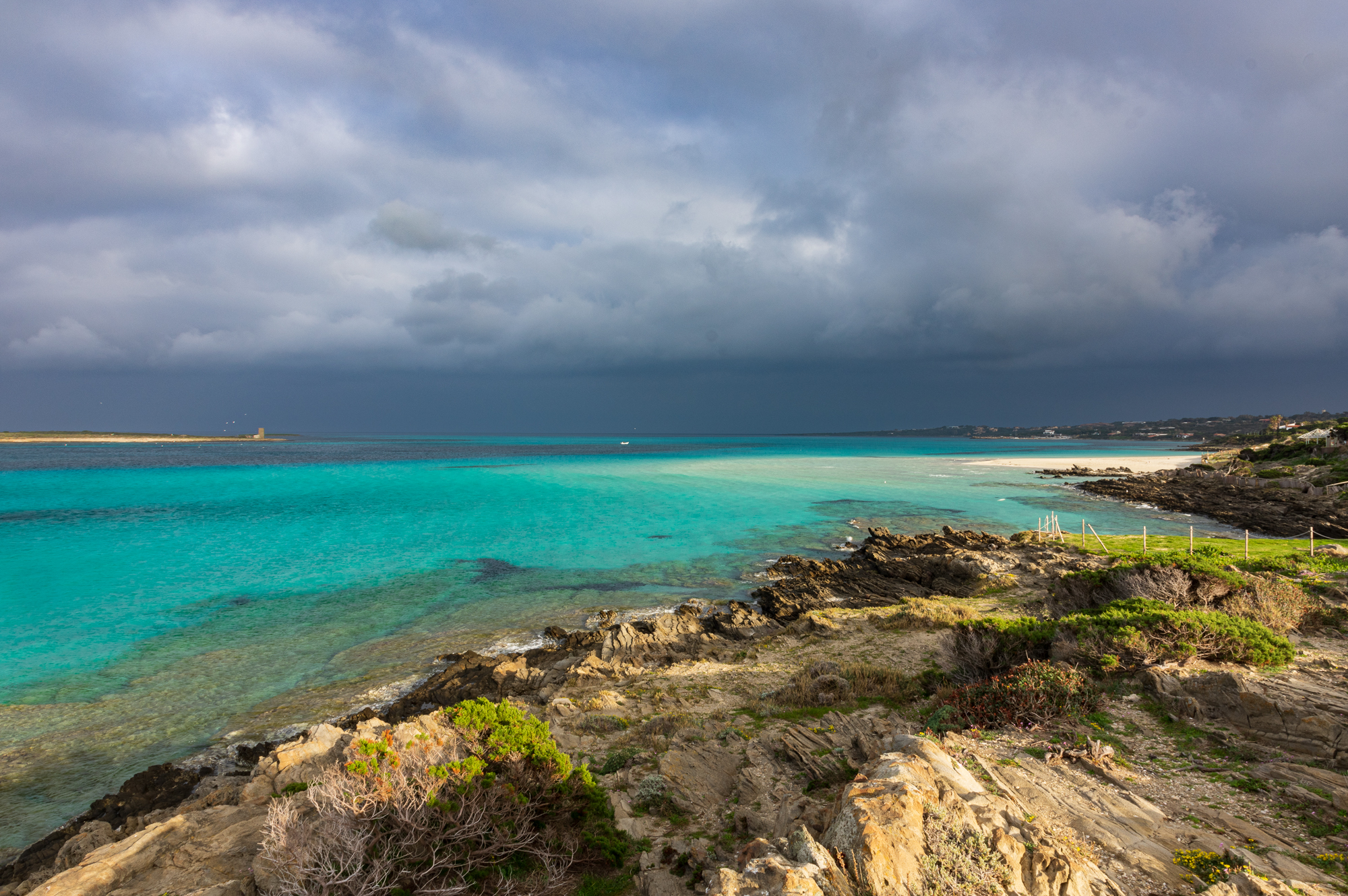 Prima che arrivi la pioggia a La Pelosa