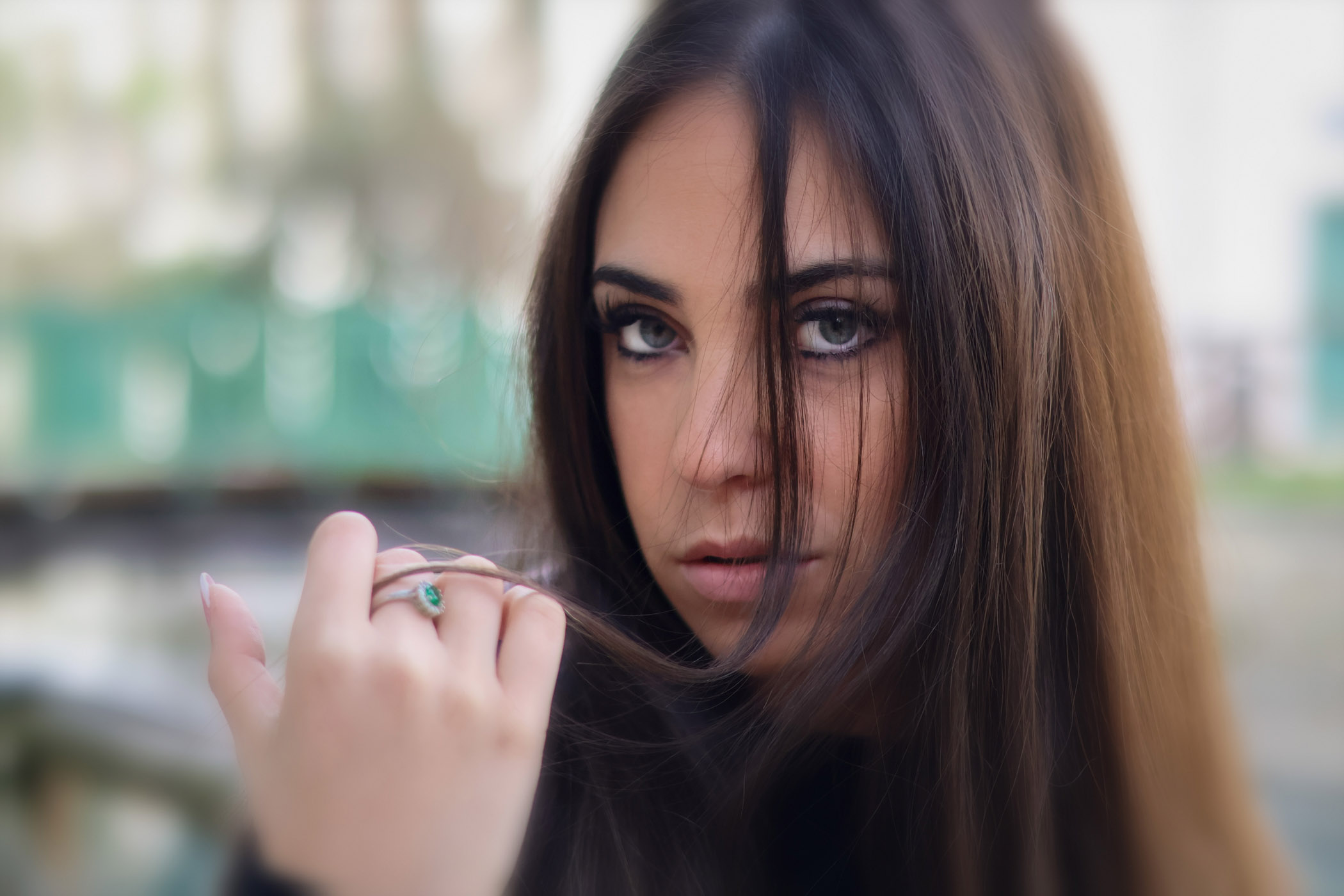* The Aquamarina ring *