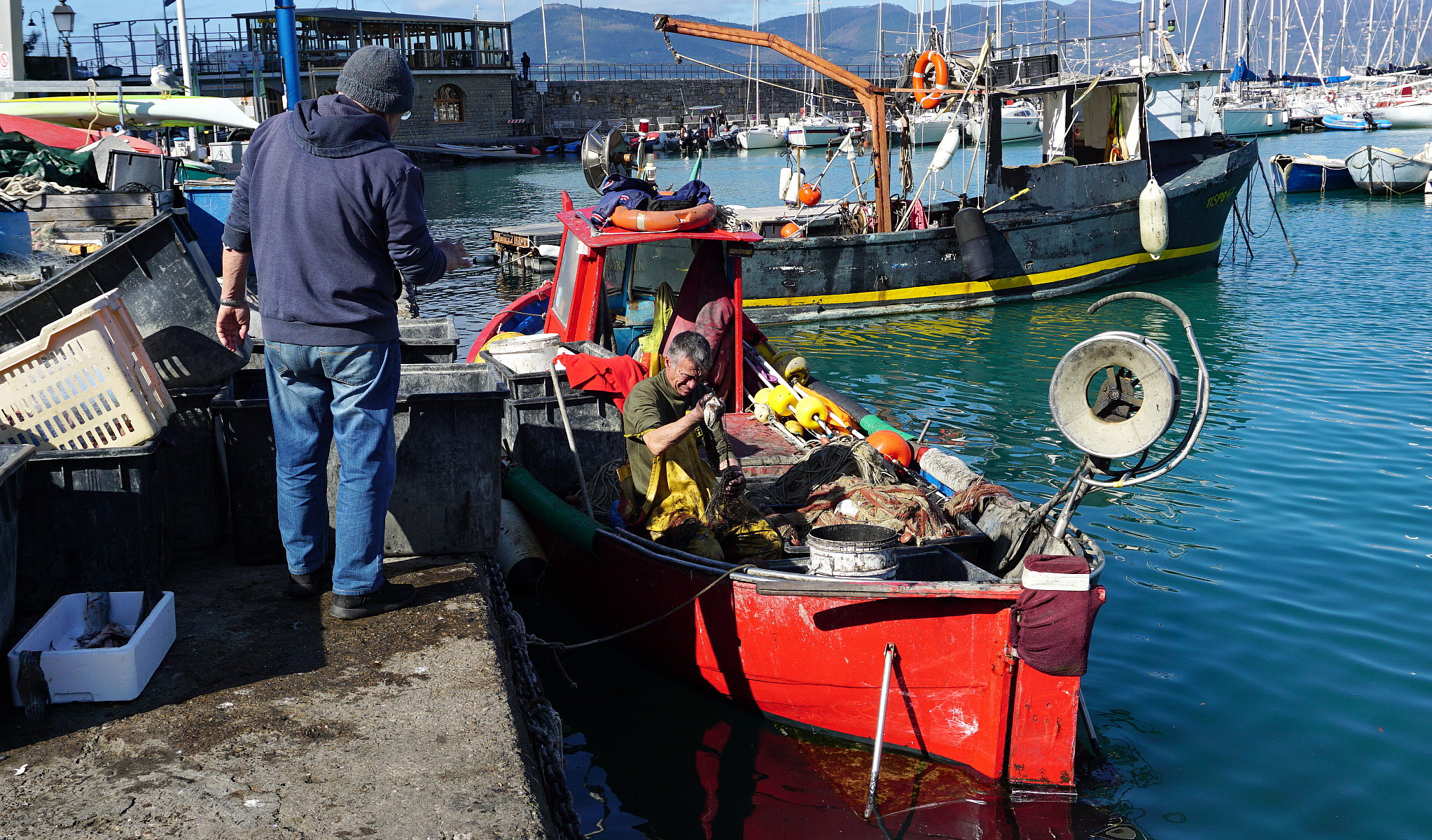 Nicolino,il capitano della rossa!(Lerici)