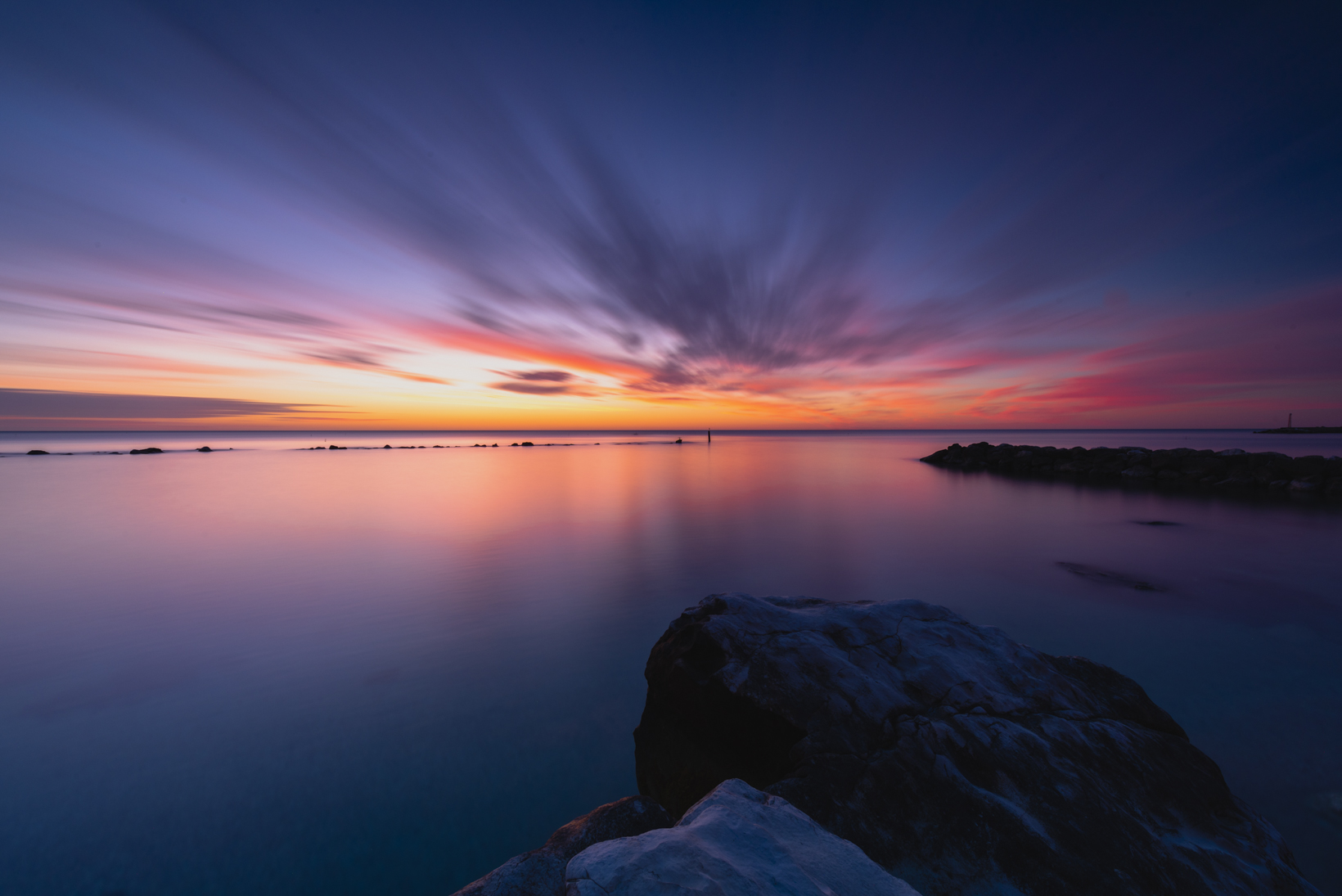 Aurora in Spiaggia San Michele