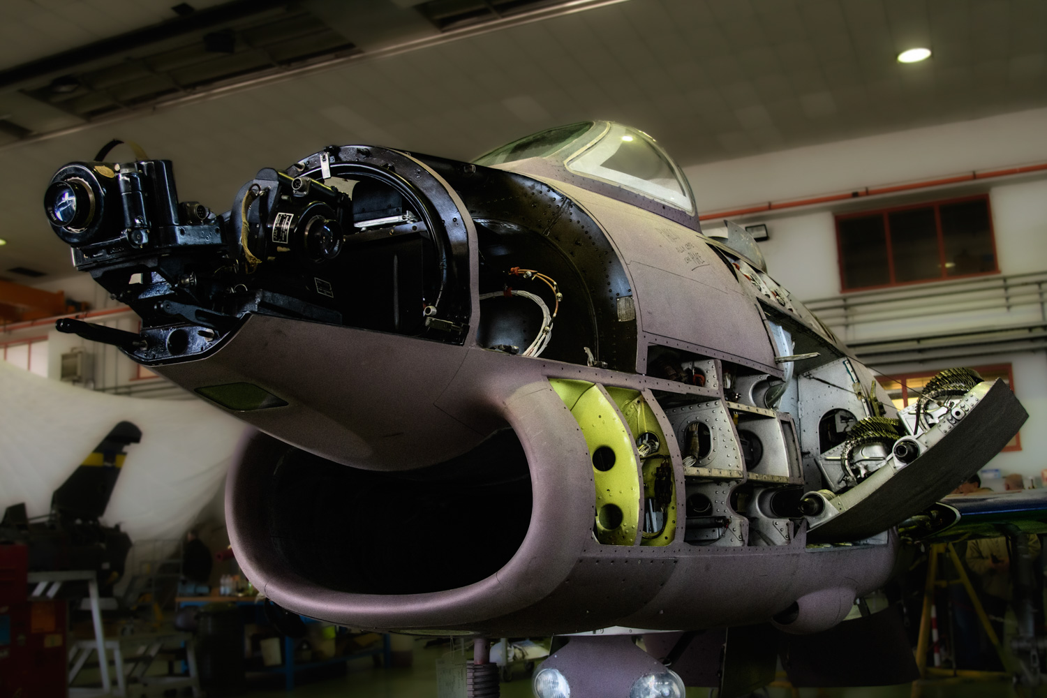 fusoliera g.91r restaurata