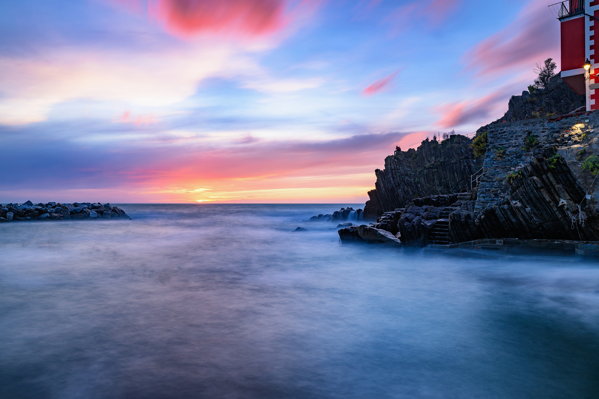 Shadows on the belvedere