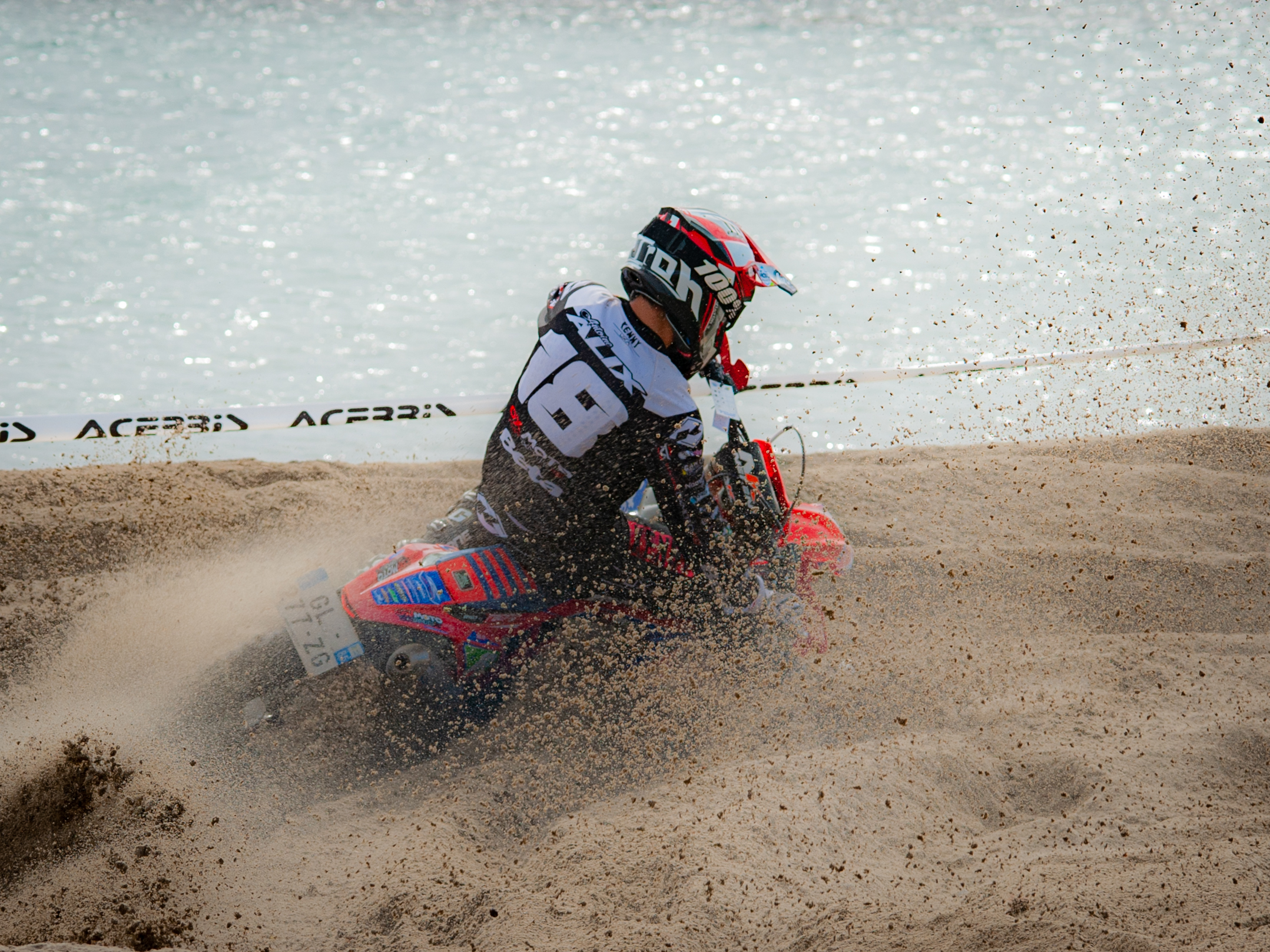 Enduro on the beach