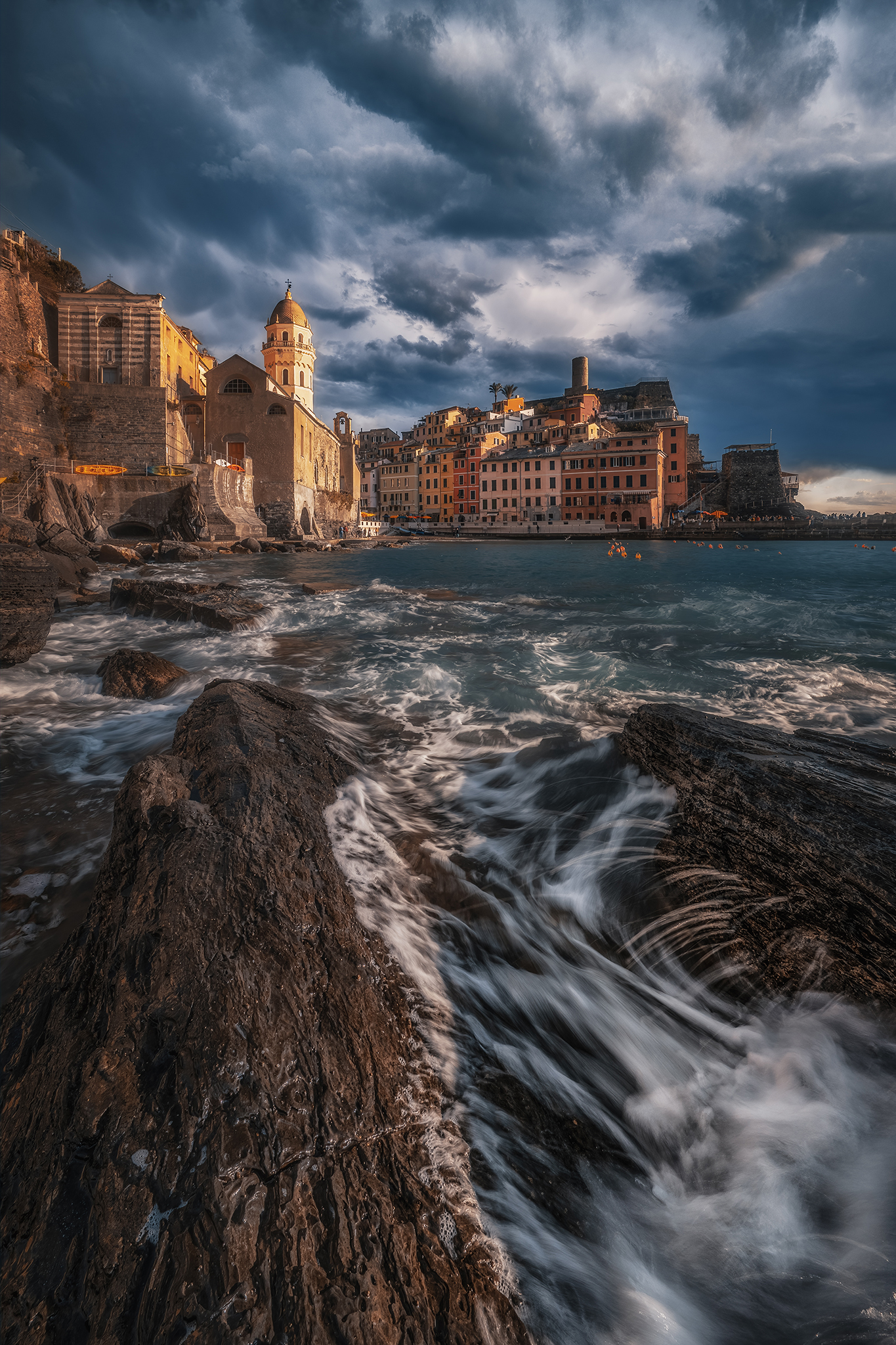 Rough seas