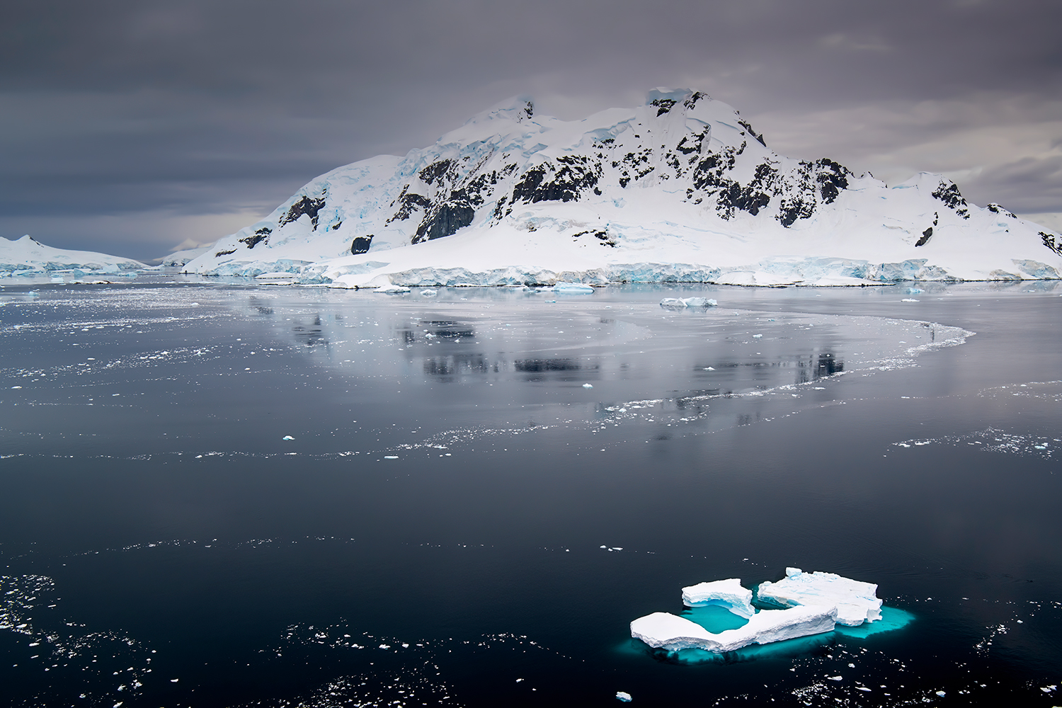 Top view of Paradise Bay - Antarctica