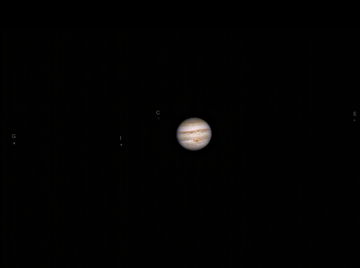 Giove e i satelliti medicei