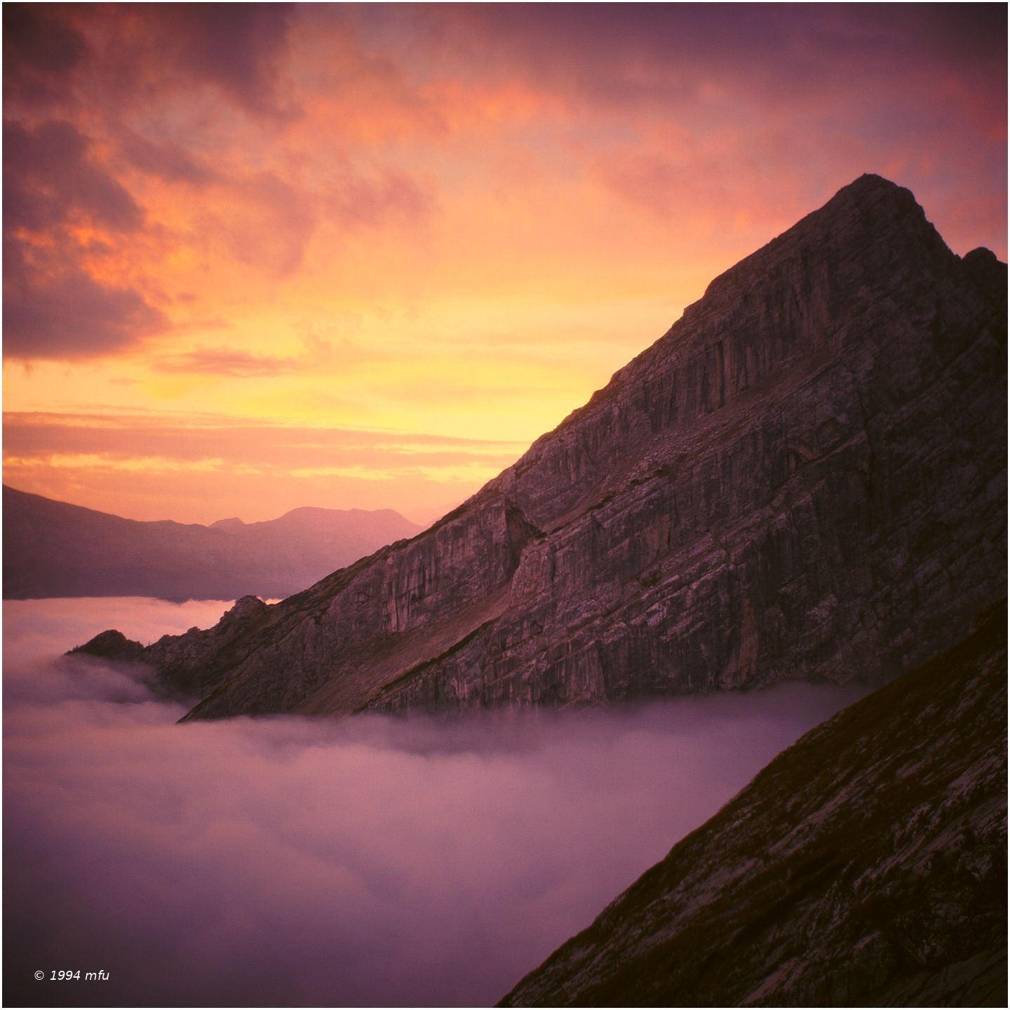 Watzmannfrau at dawn