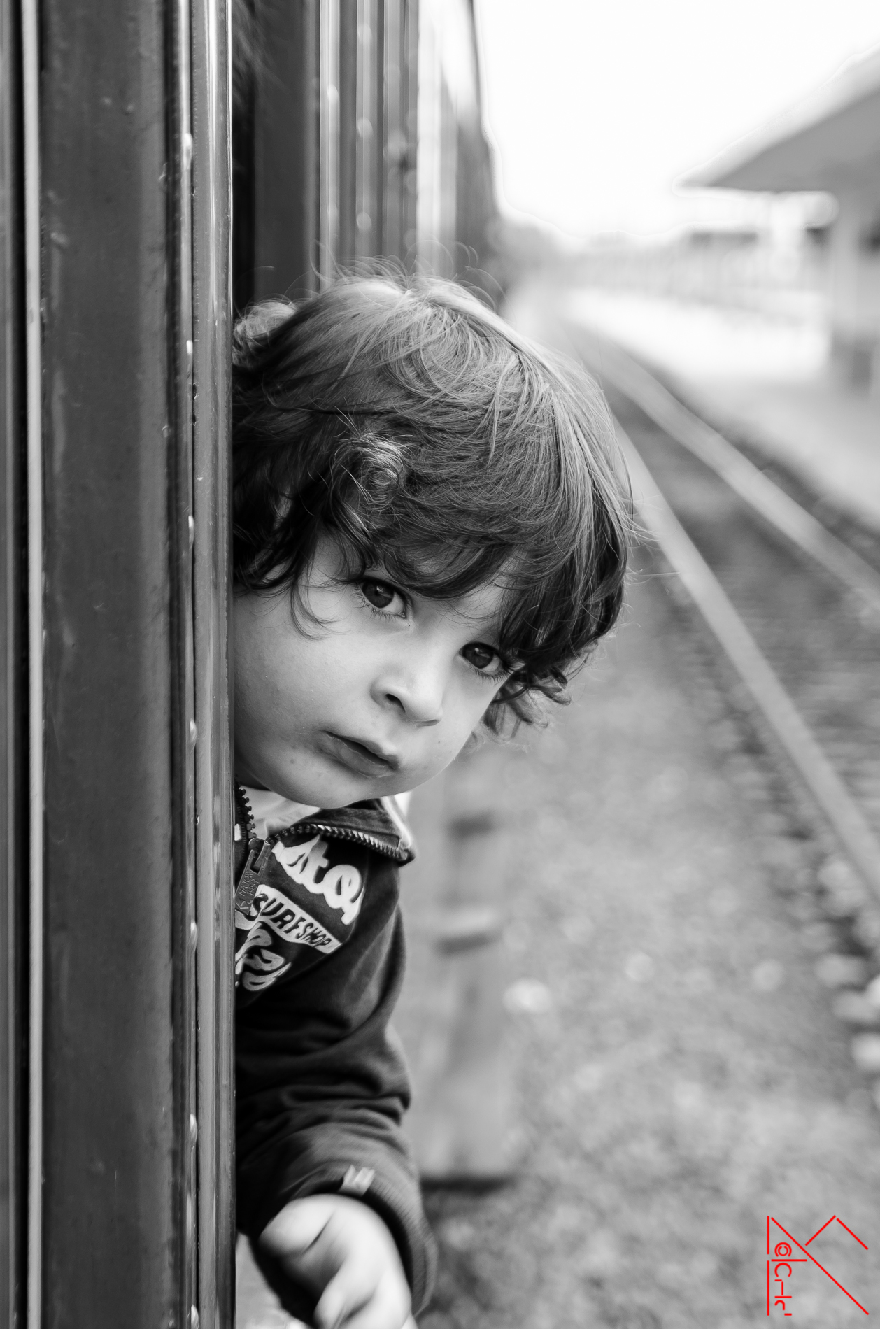 The first trip on a train .... Steam!