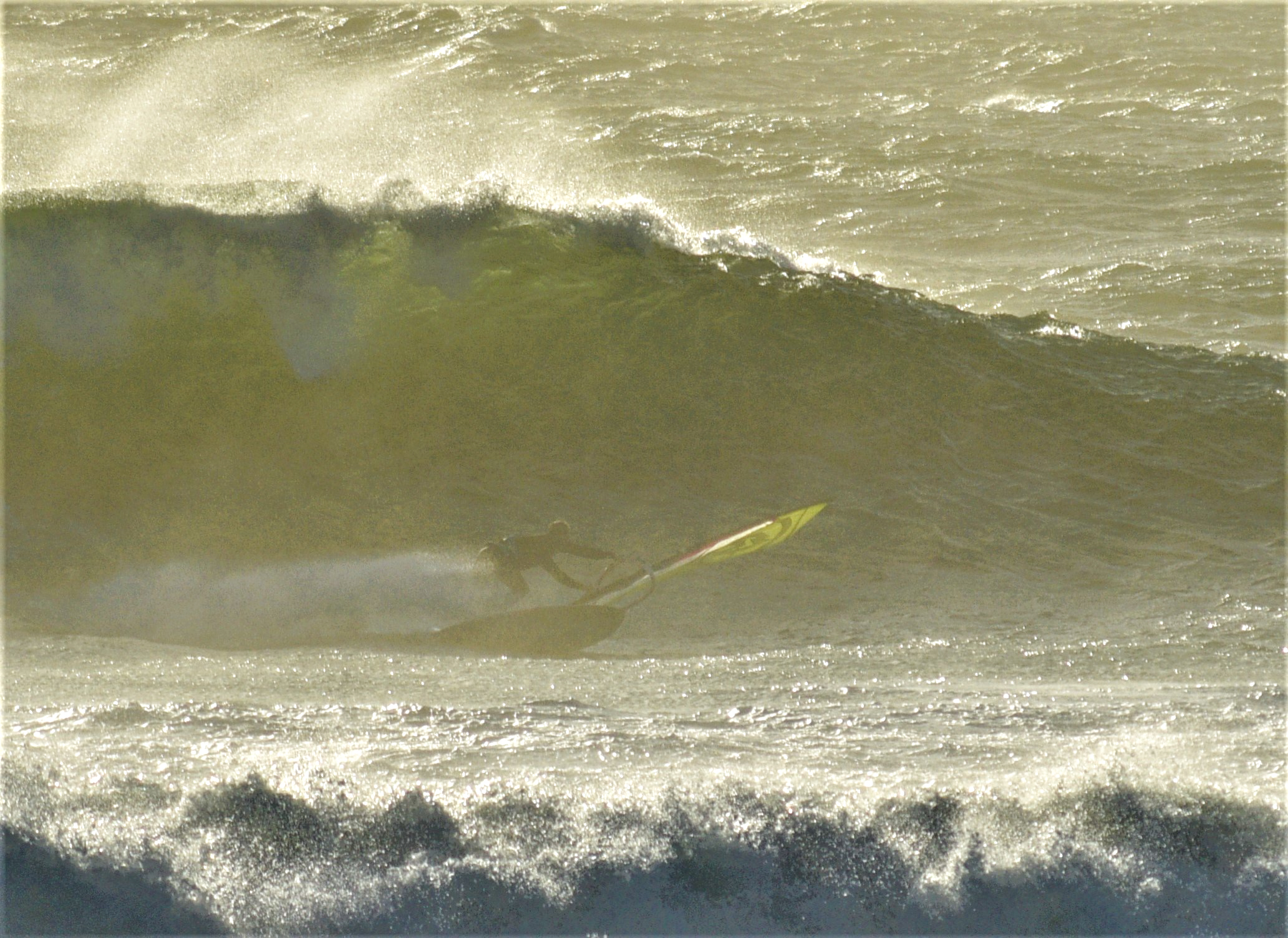 Windsurfing in Haakgat Cape Town