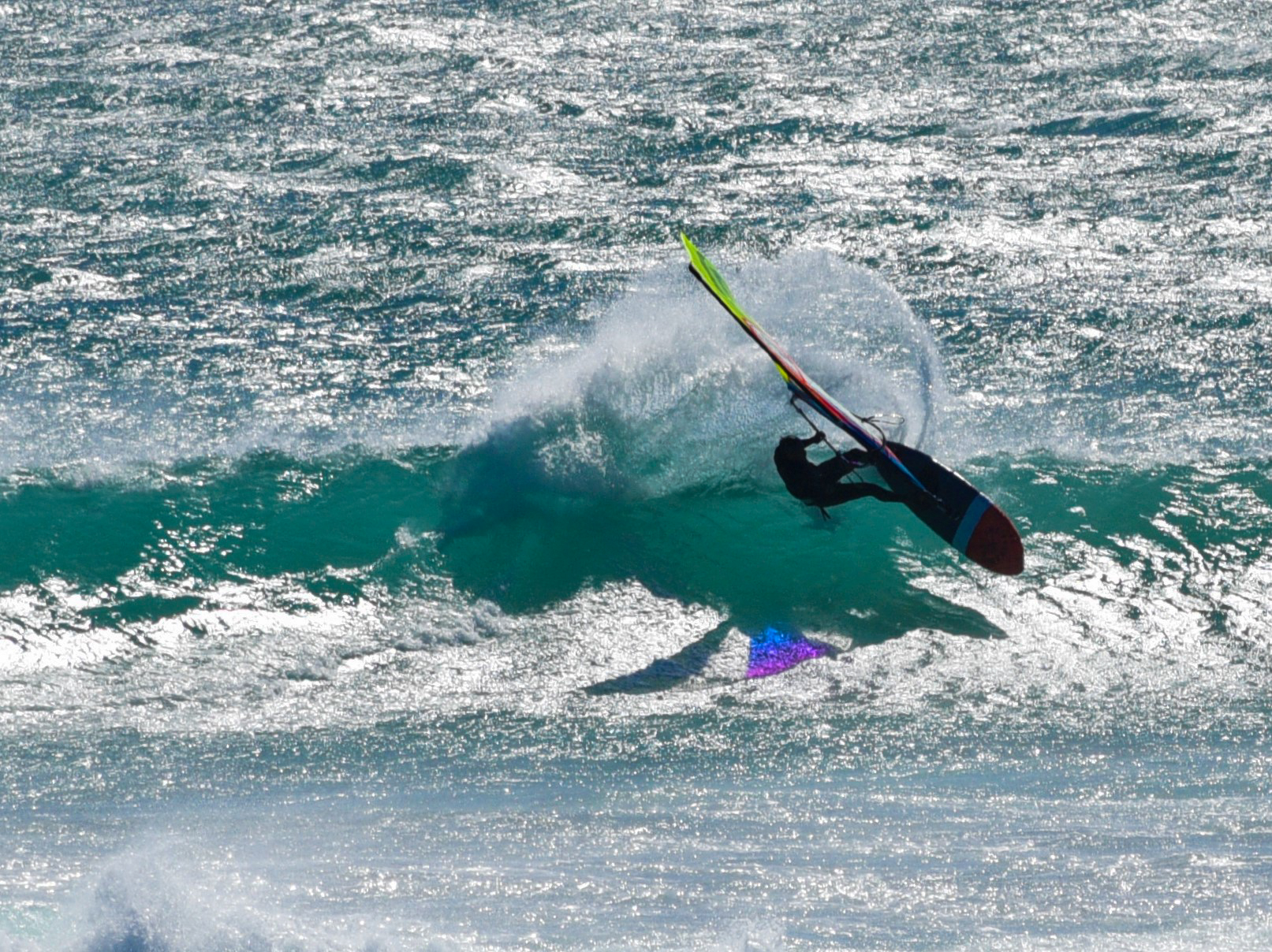 Windsurfing in Haakgat Cape Town