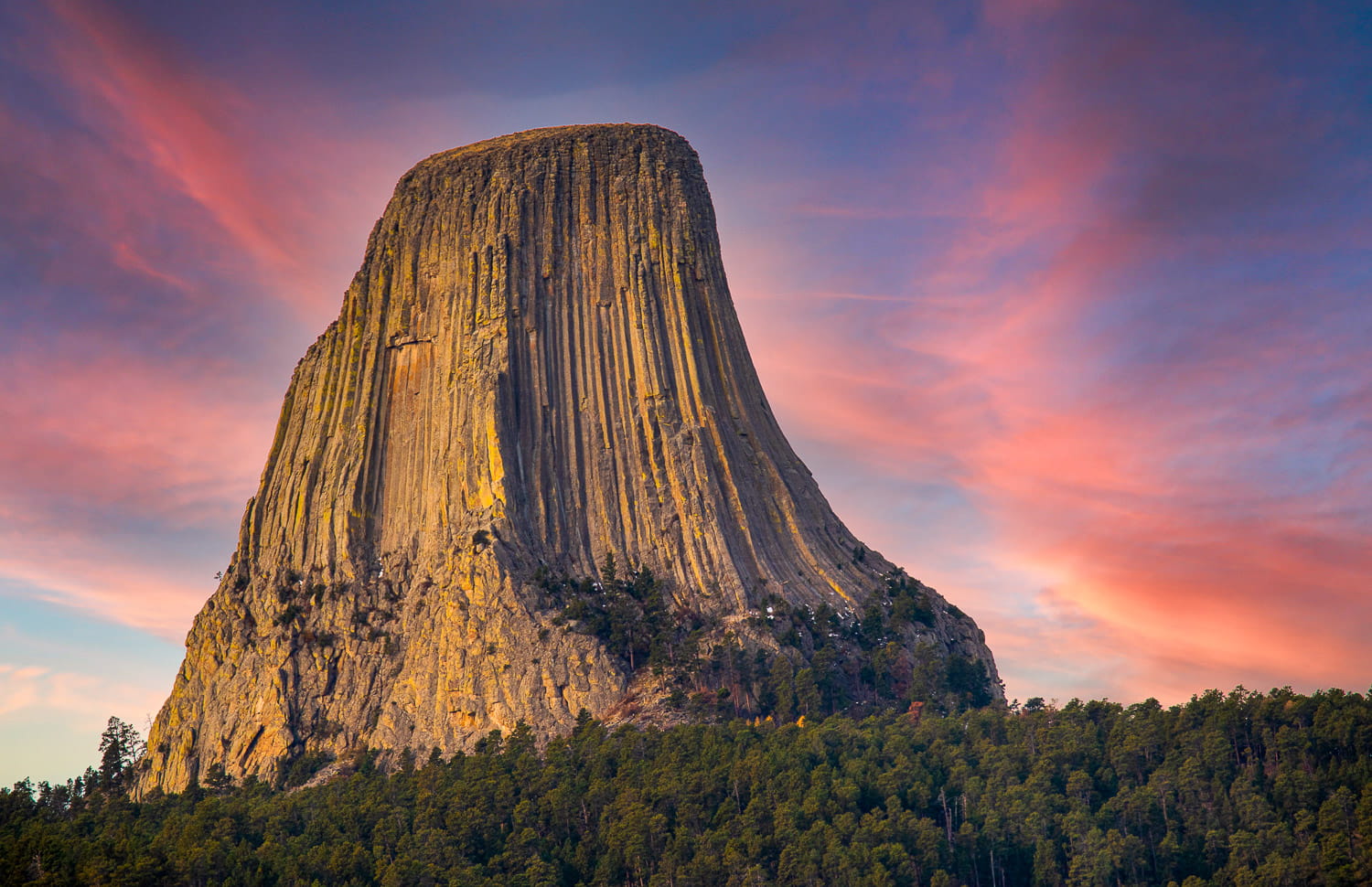 Devils Tower in Wyoming