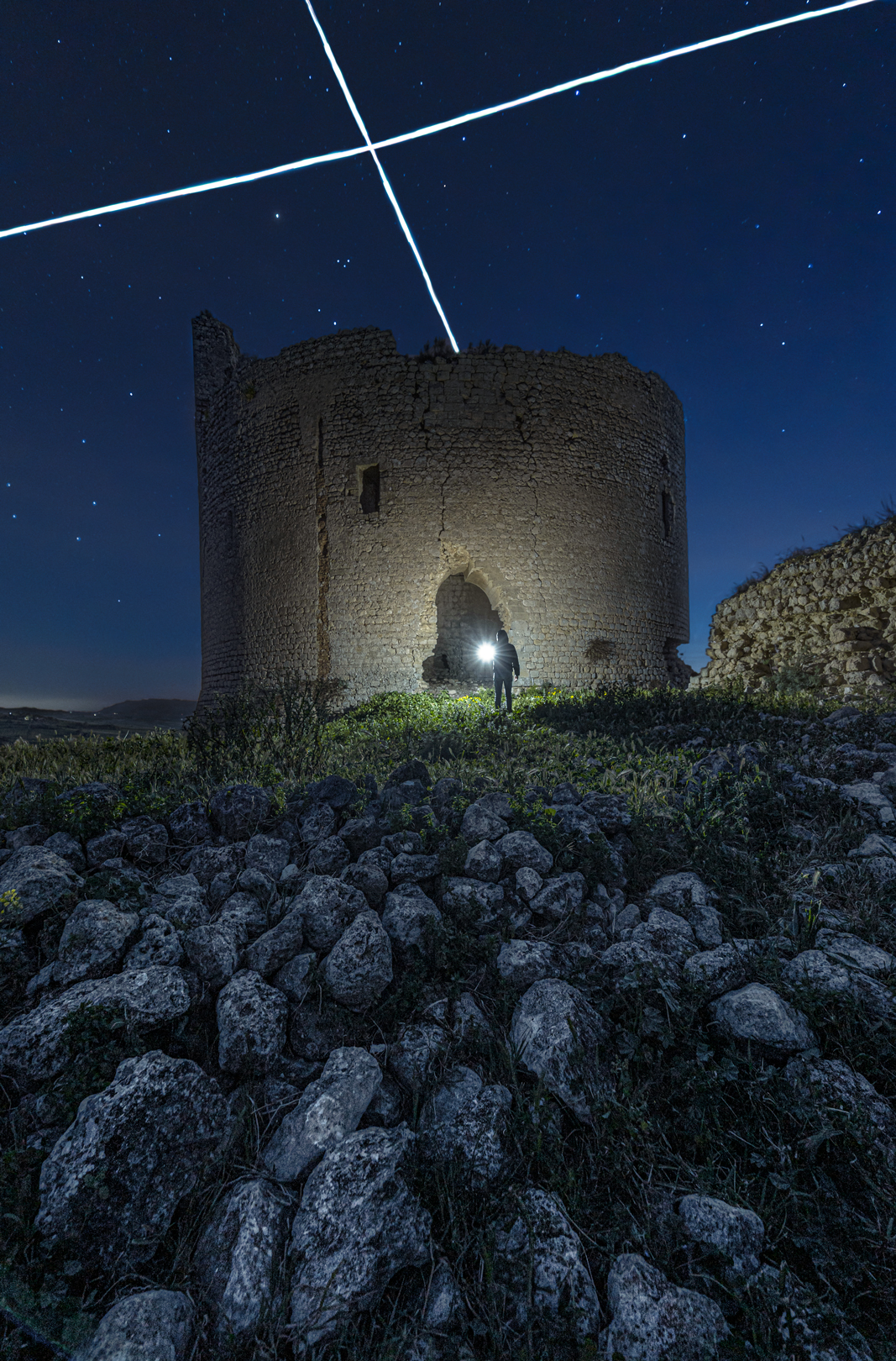 Le rovine di un castello (castello mongialino)