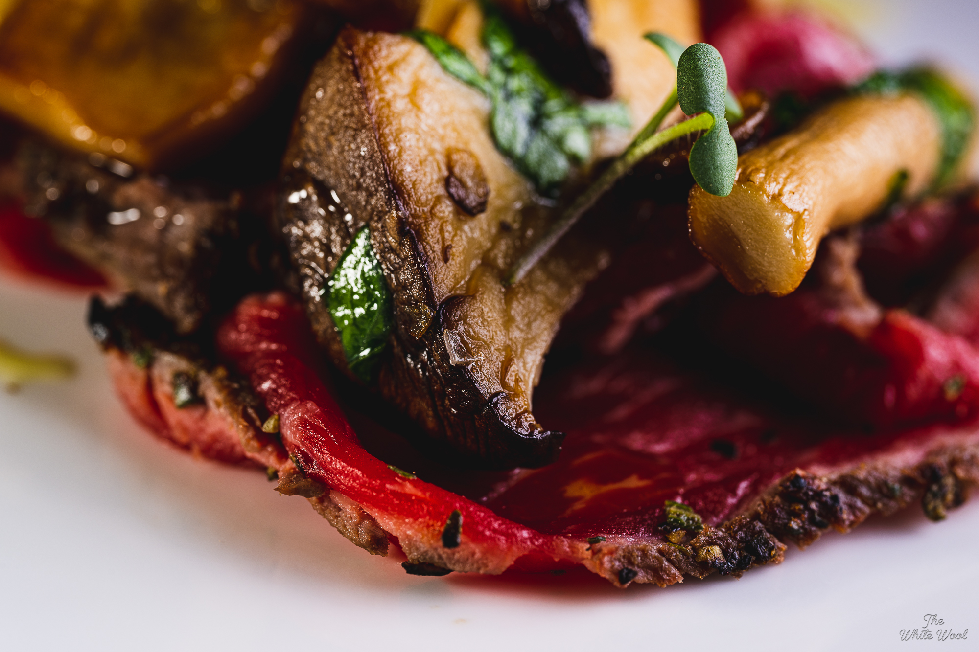 carpaccio with mushrooms