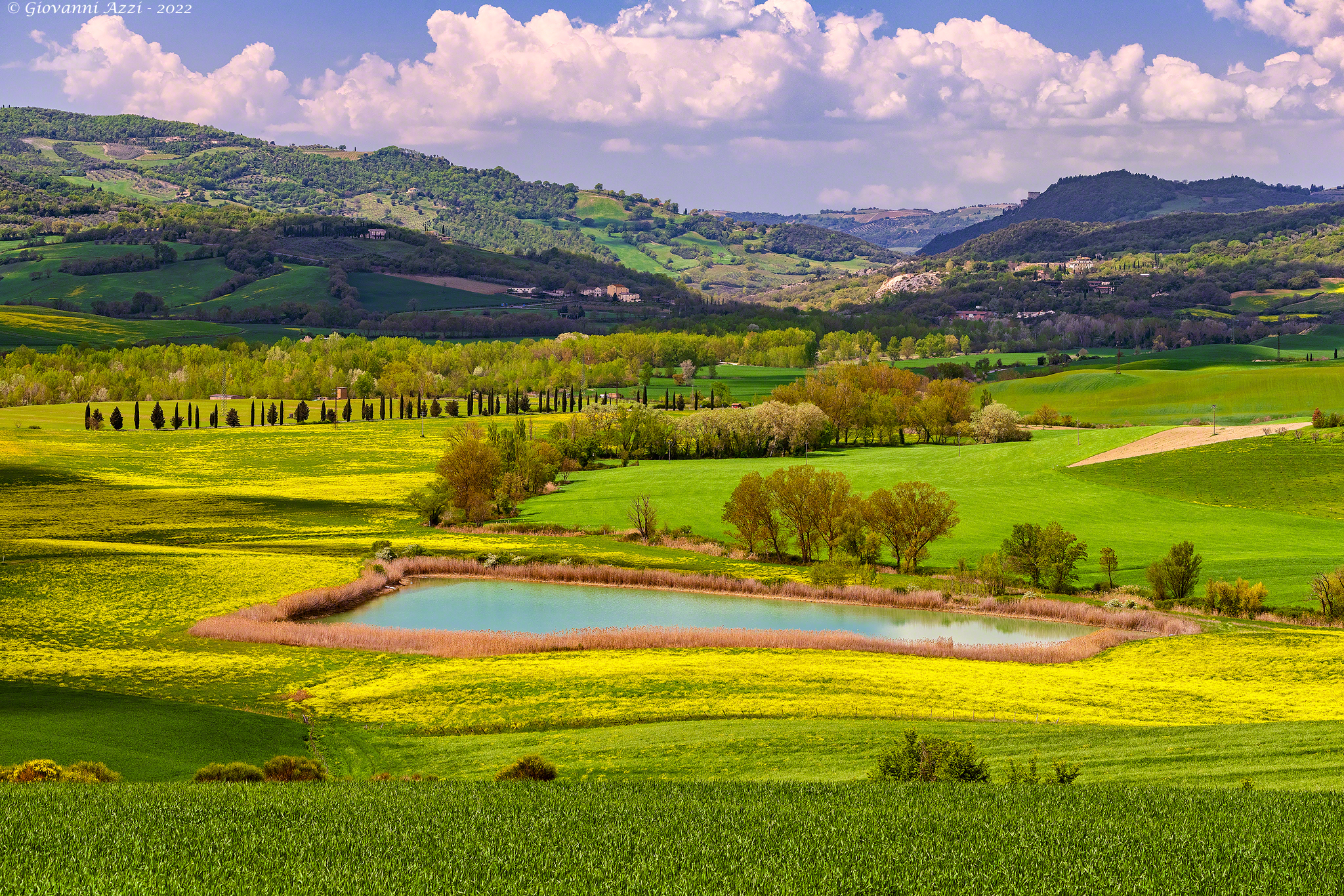 Laghetto in Val d'Orcia