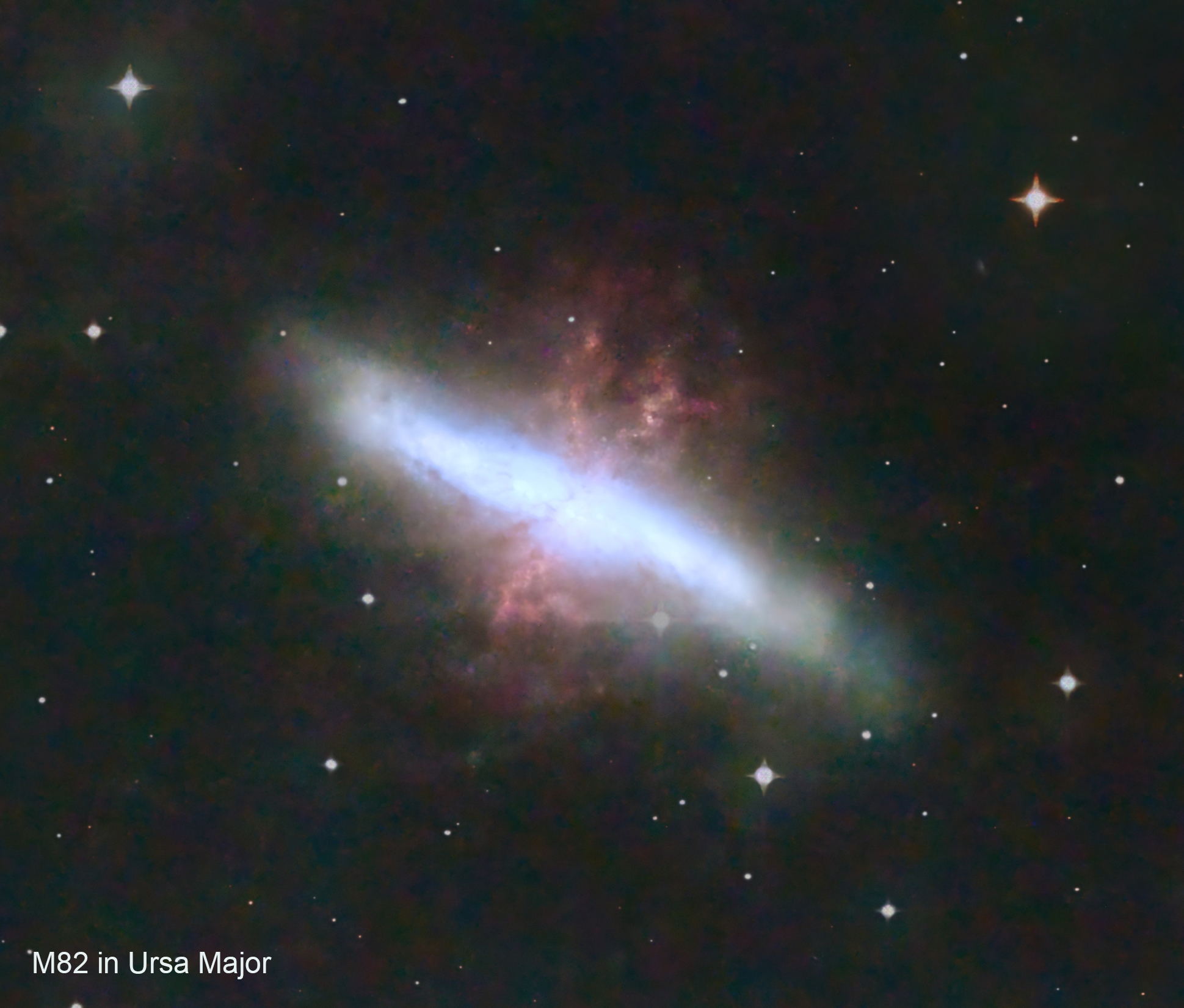 M82 Galassia Sigaro in Ursa Major
