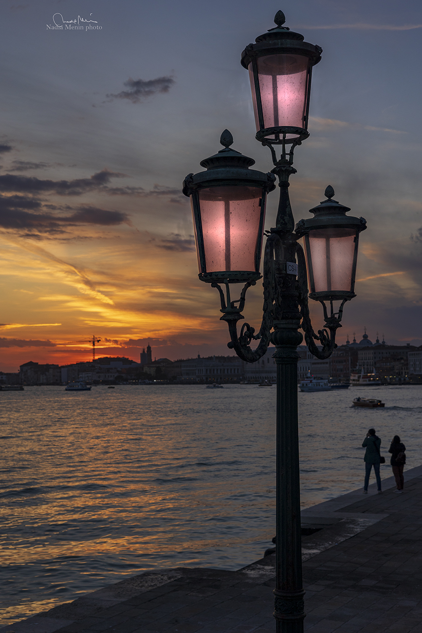 Reflections at sunset