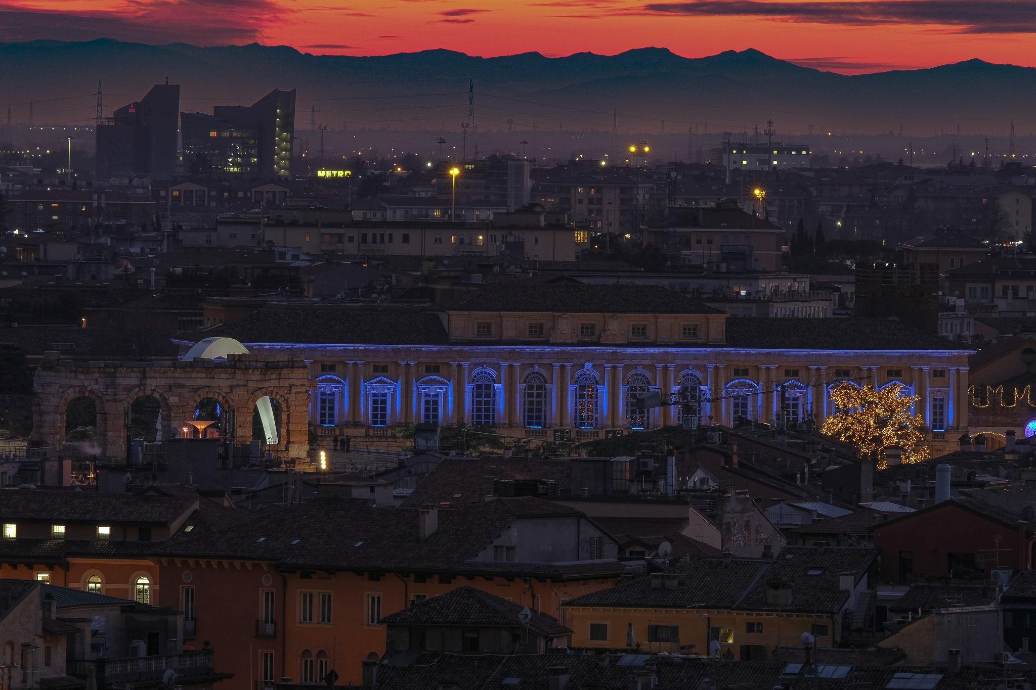 Sunset in Verona