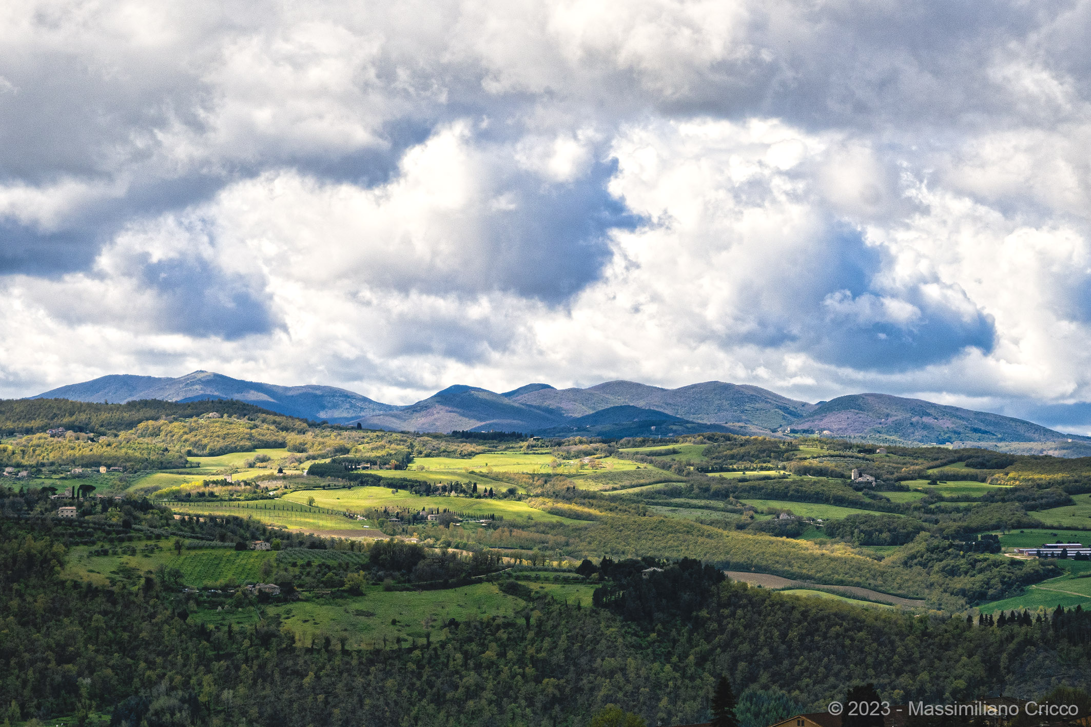 Le colline intorno a Todi (pg)