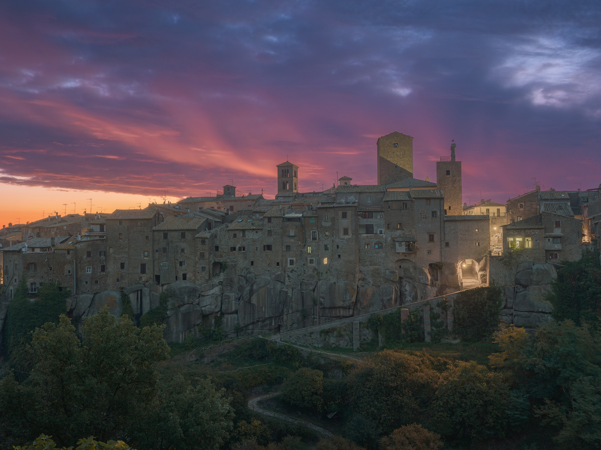 Vitorchiano the suspended village