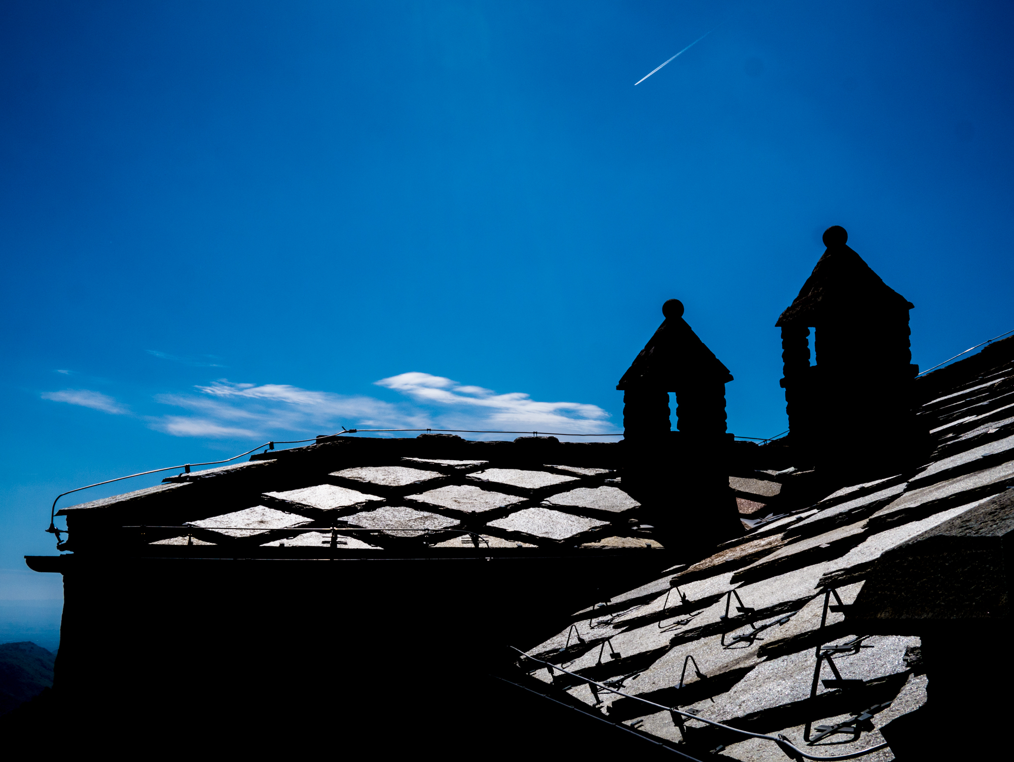 Rooftop. Silhouette.