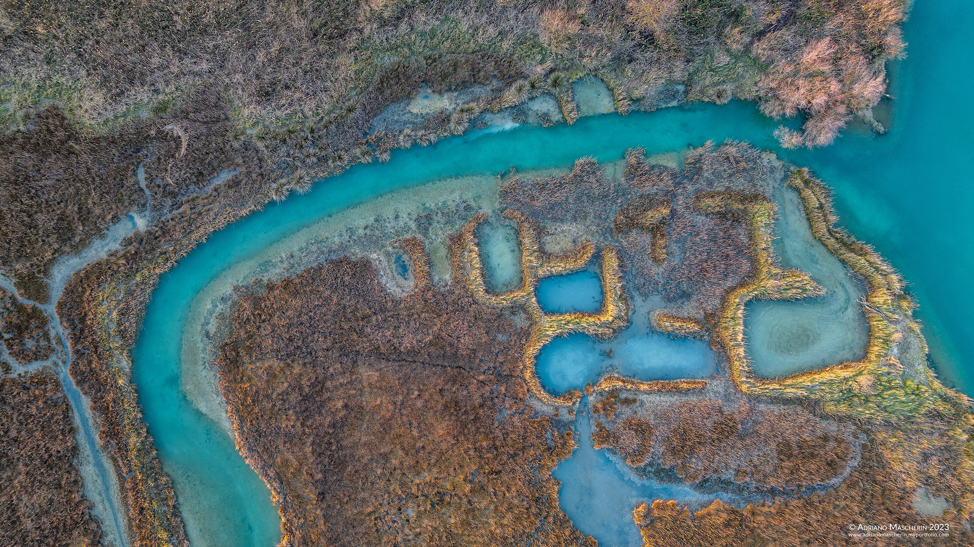 Grafie nella laguna di Caorle