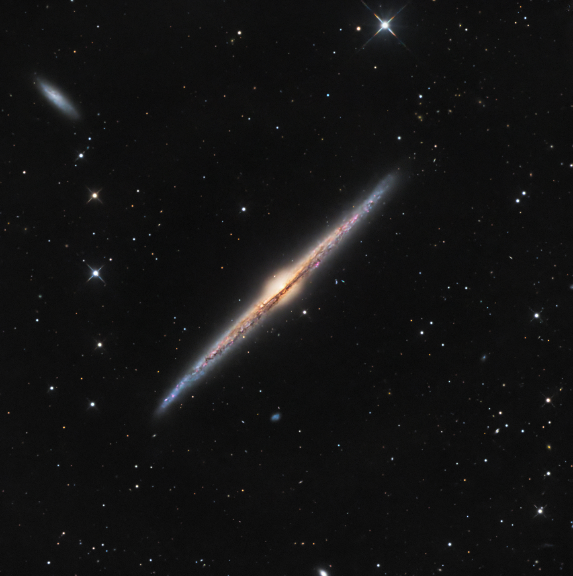 Galaxy Ago ngc4565 LrgbHa v2