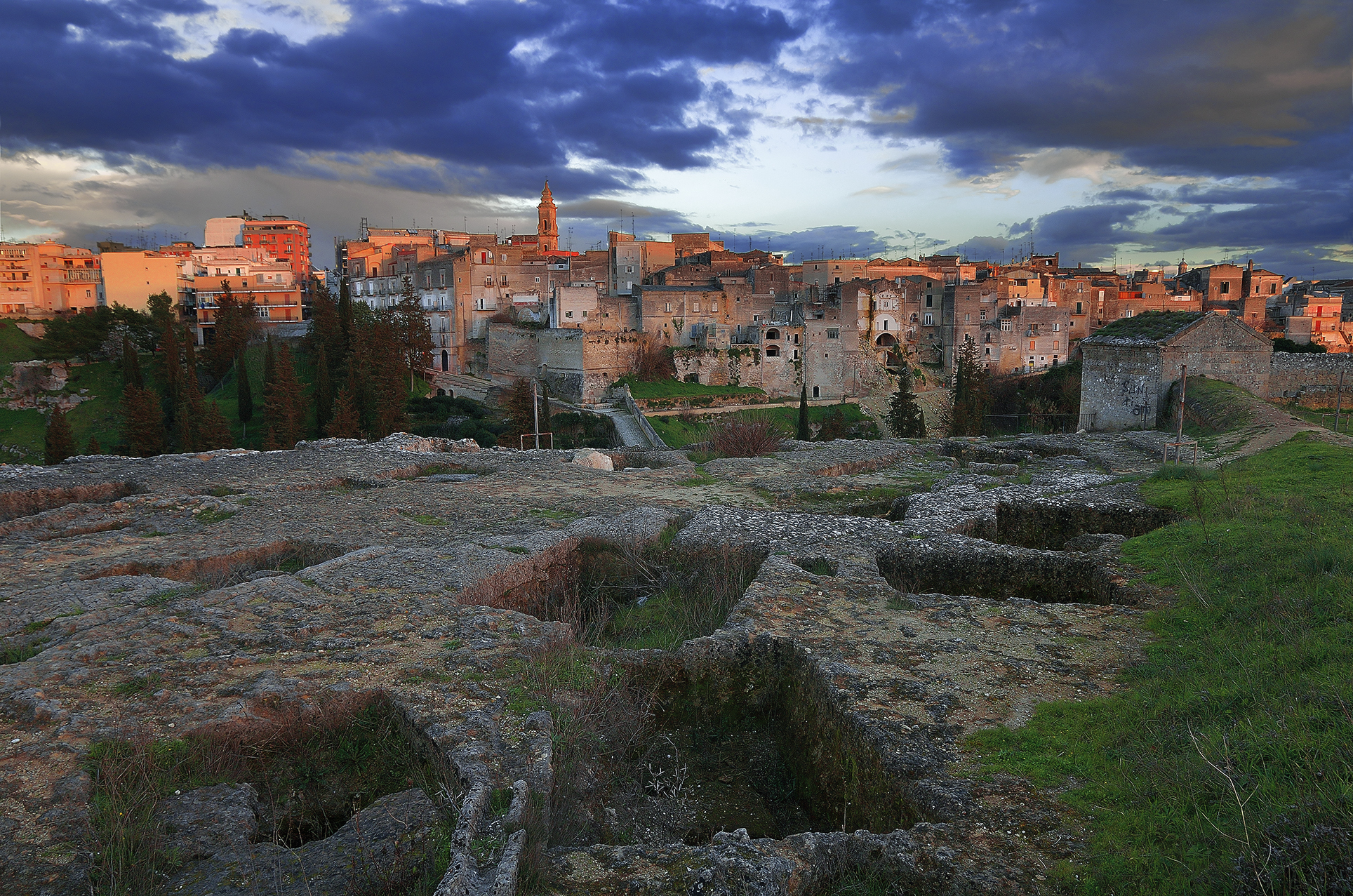 City of the dead and city of the living