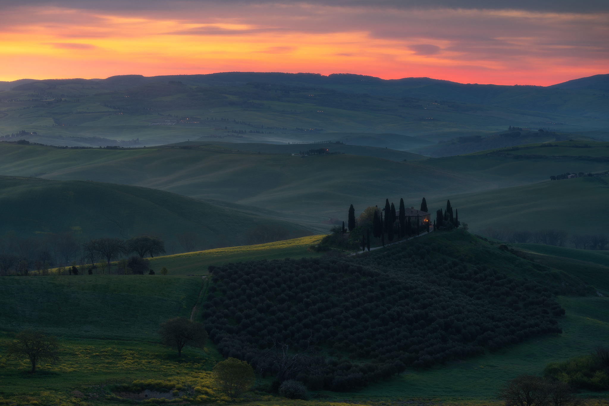 Spring sunrise