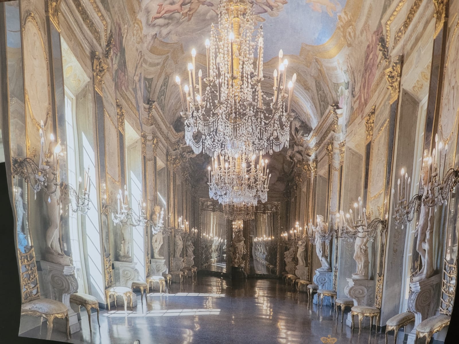 Hall of Mirrors - Royal Palace of Genoa