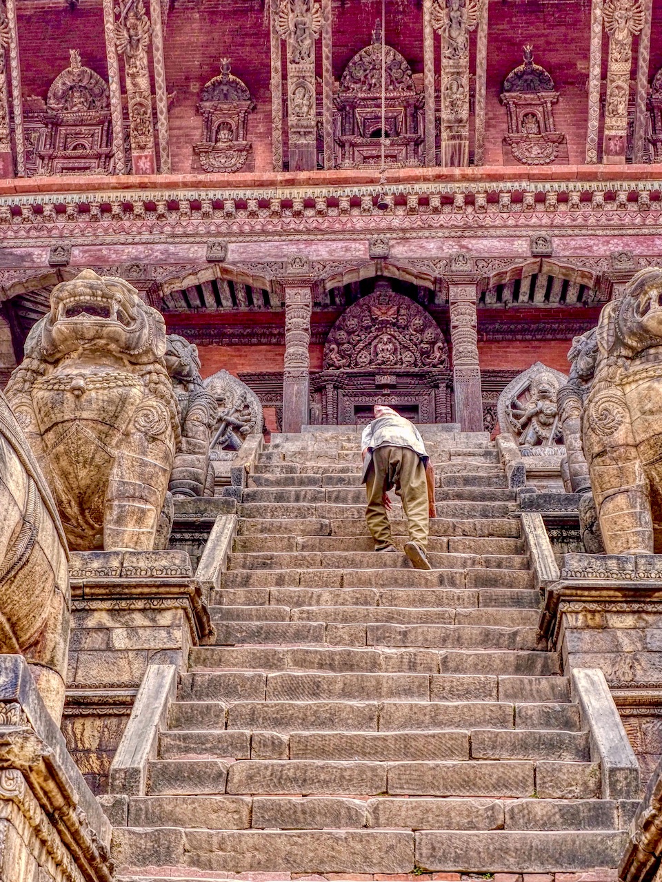 Lots of stairs to pray