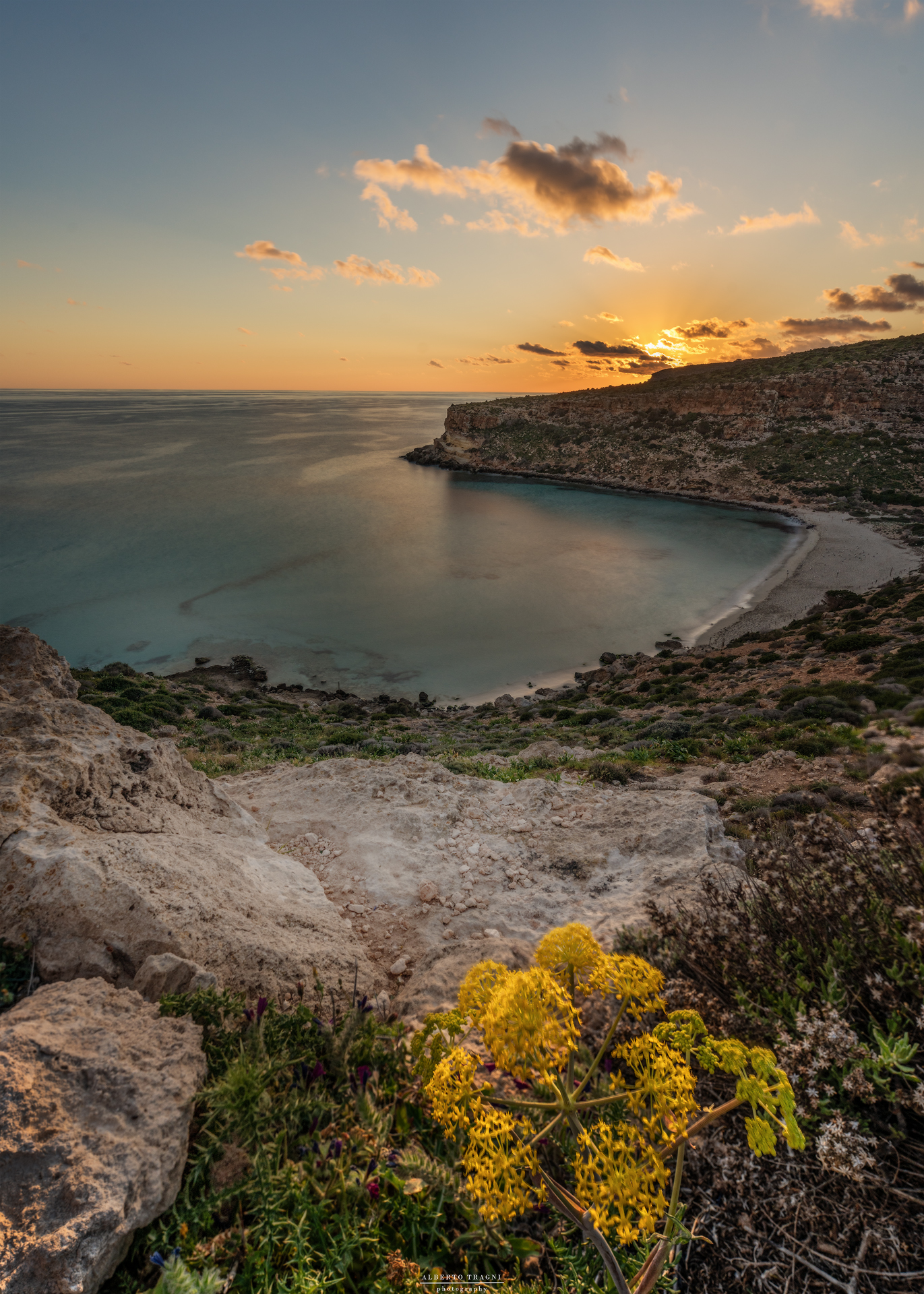 Tramonto primaverile all Isola dei Conigli