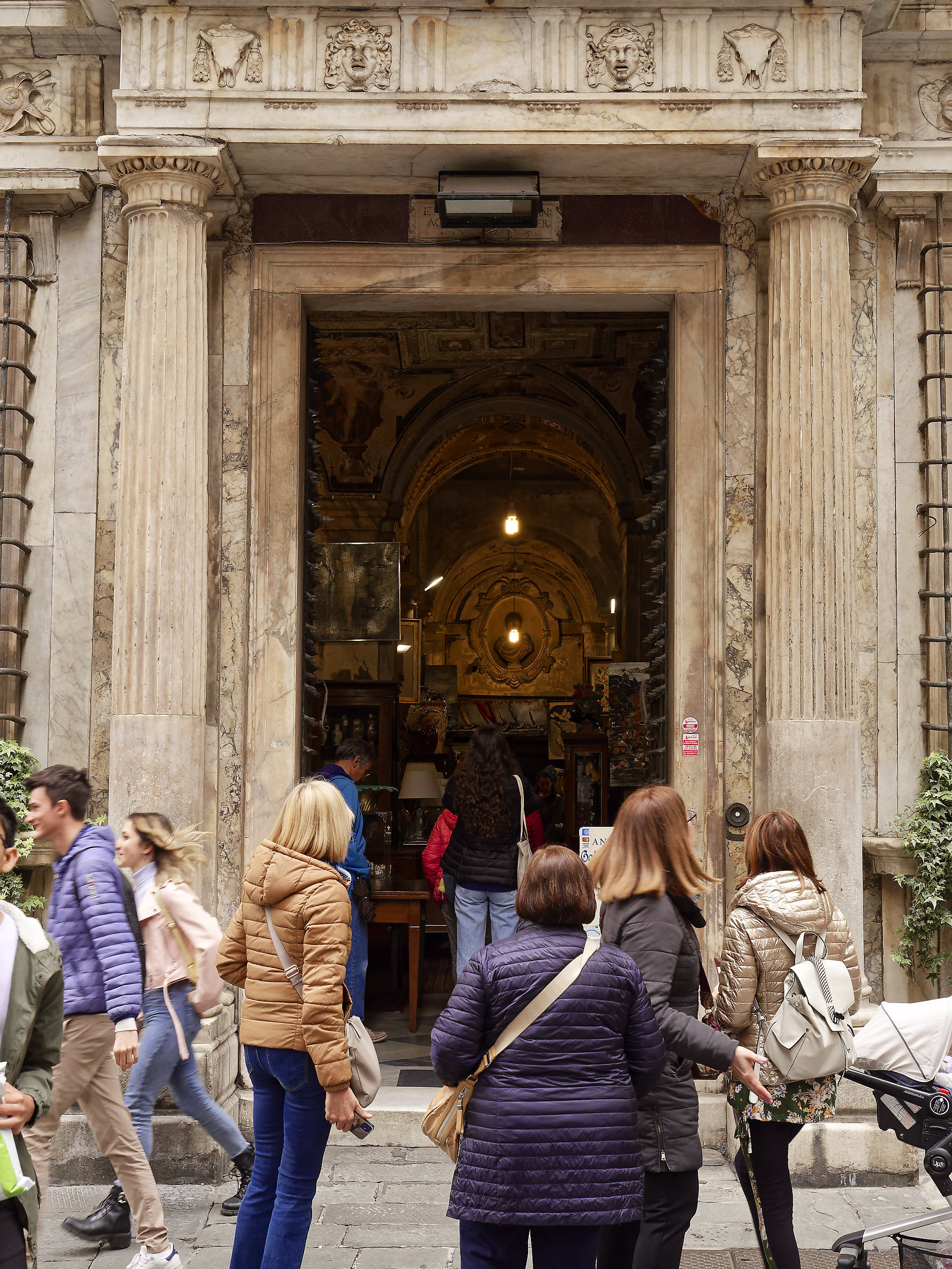 A bit of Genoa - Deconsecrated church among the caruggi
