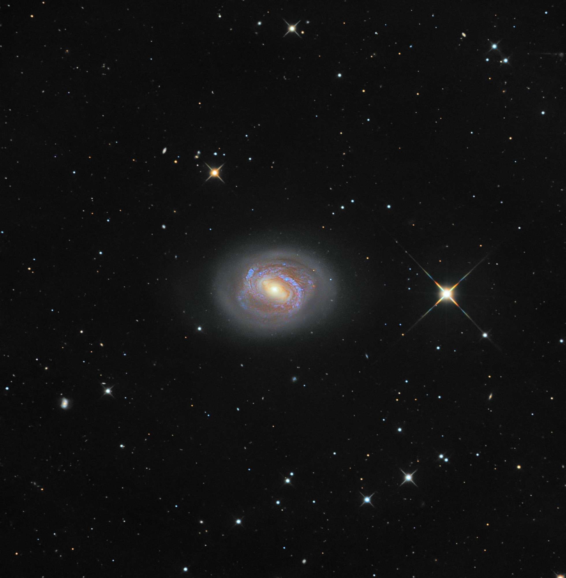 Barred Galaxy M58