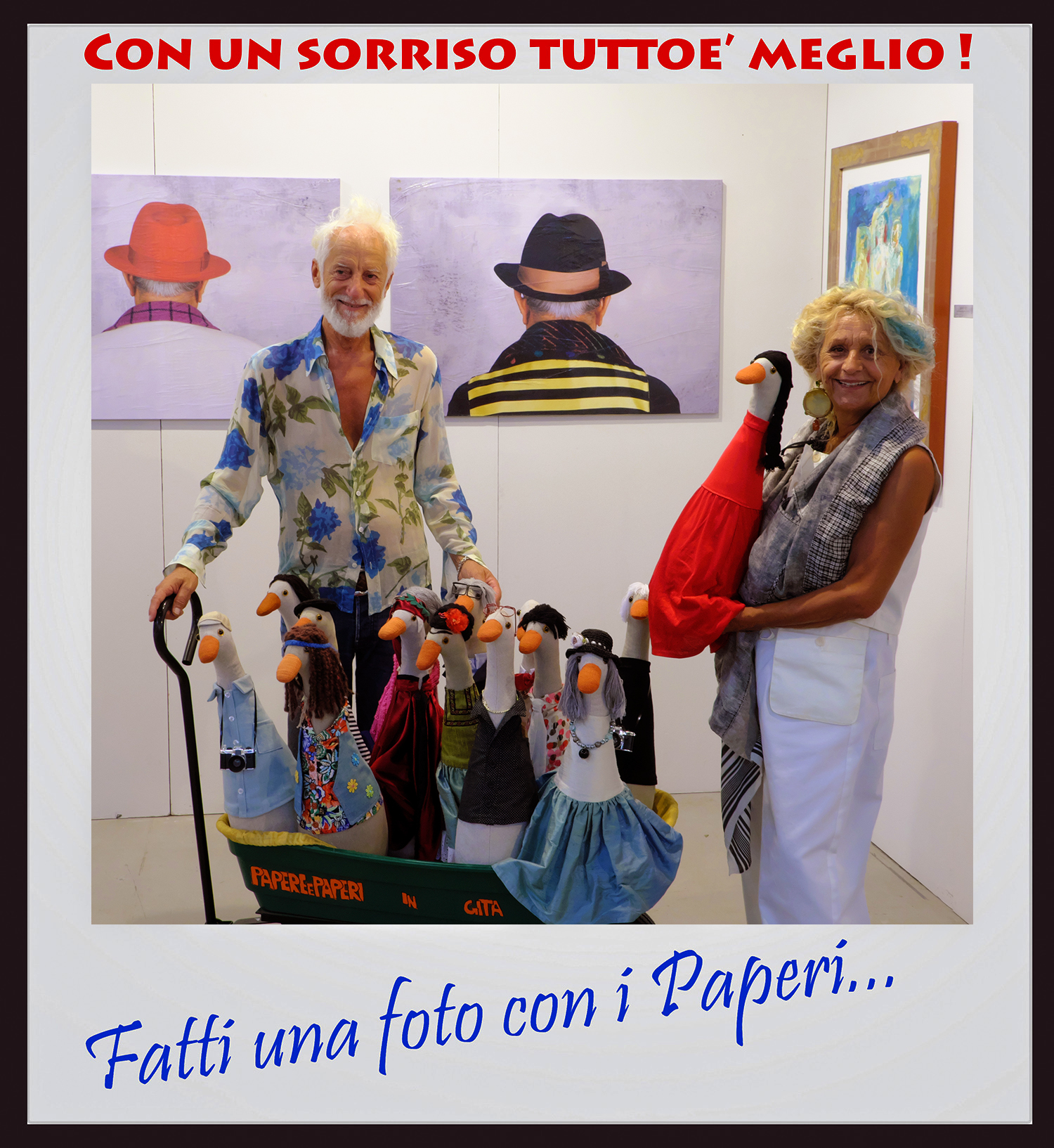 #fattiunafotoconipaperi (con Sandra e Urbano fotografi)