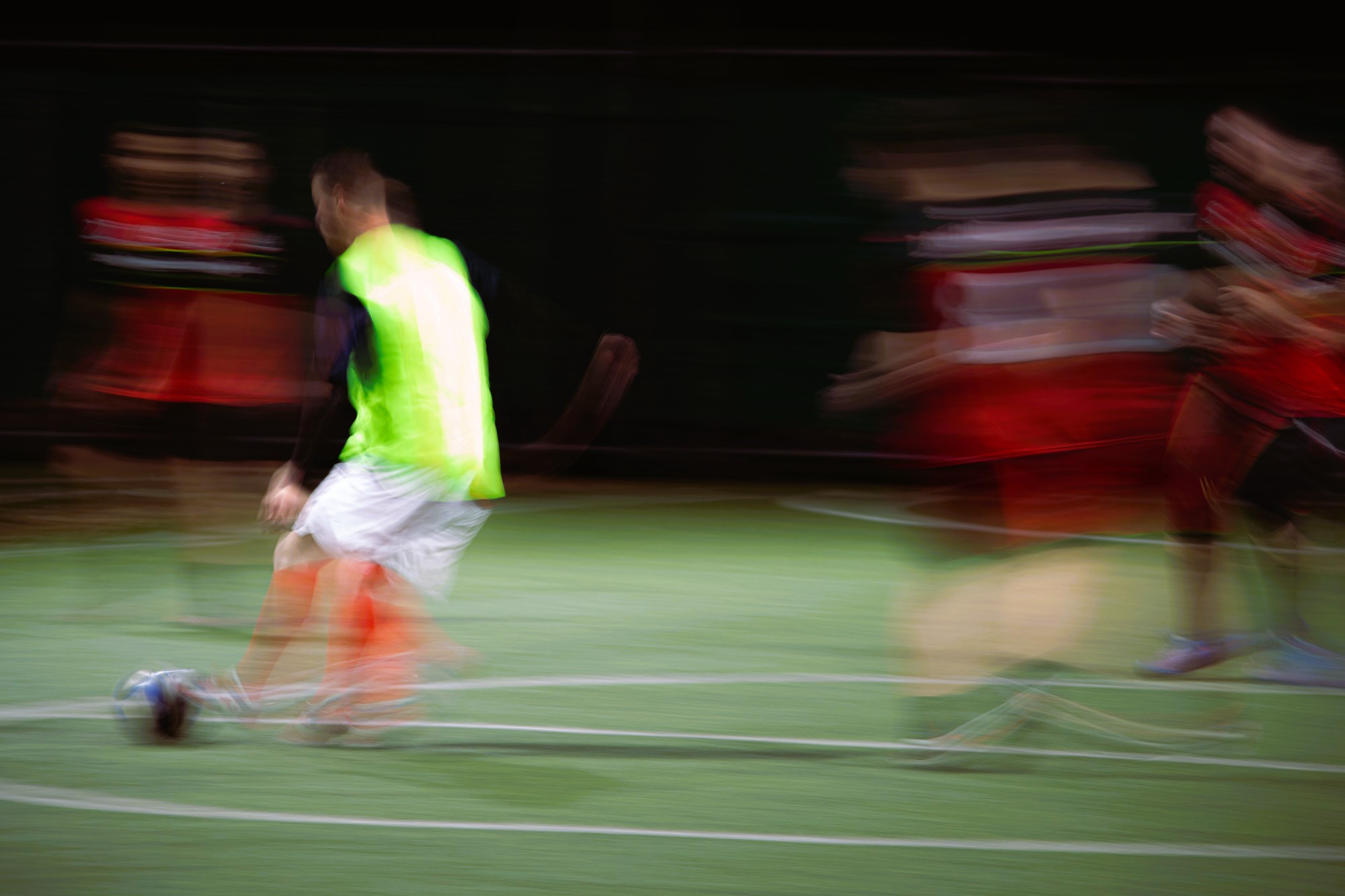 prova di lunga esposizione in una partita