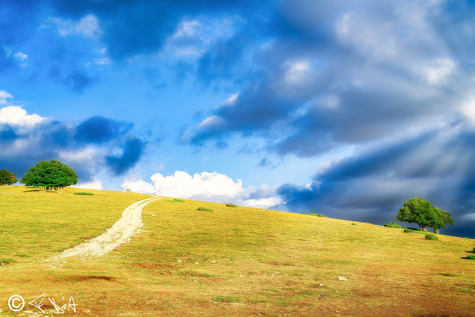 The mountain above Collelongo