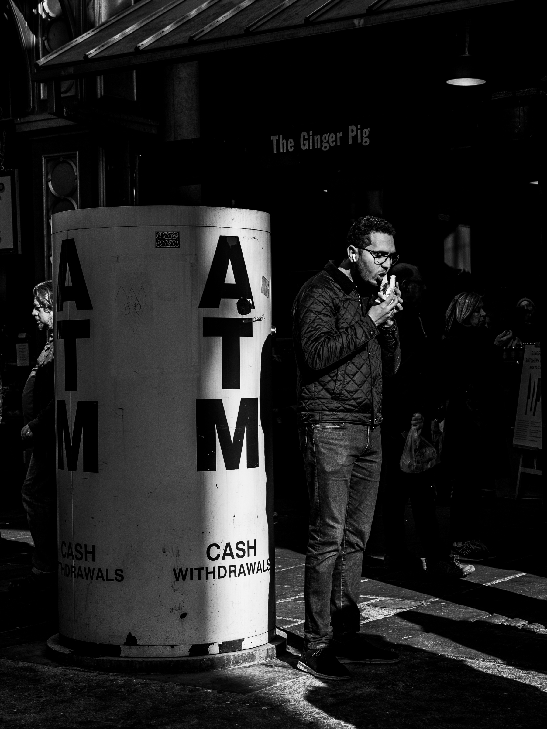 At the market in London