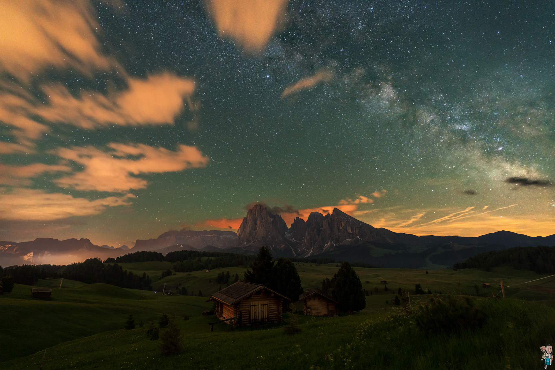 Milky Way Alpe di Siusi