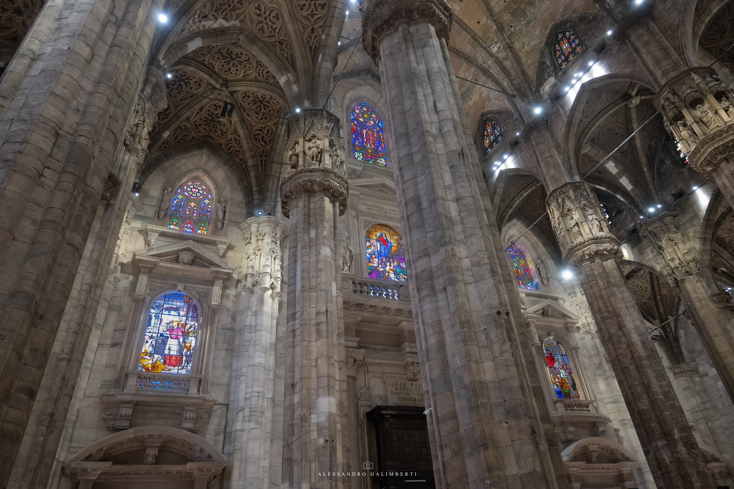 Duomo di Milano - facciata interna