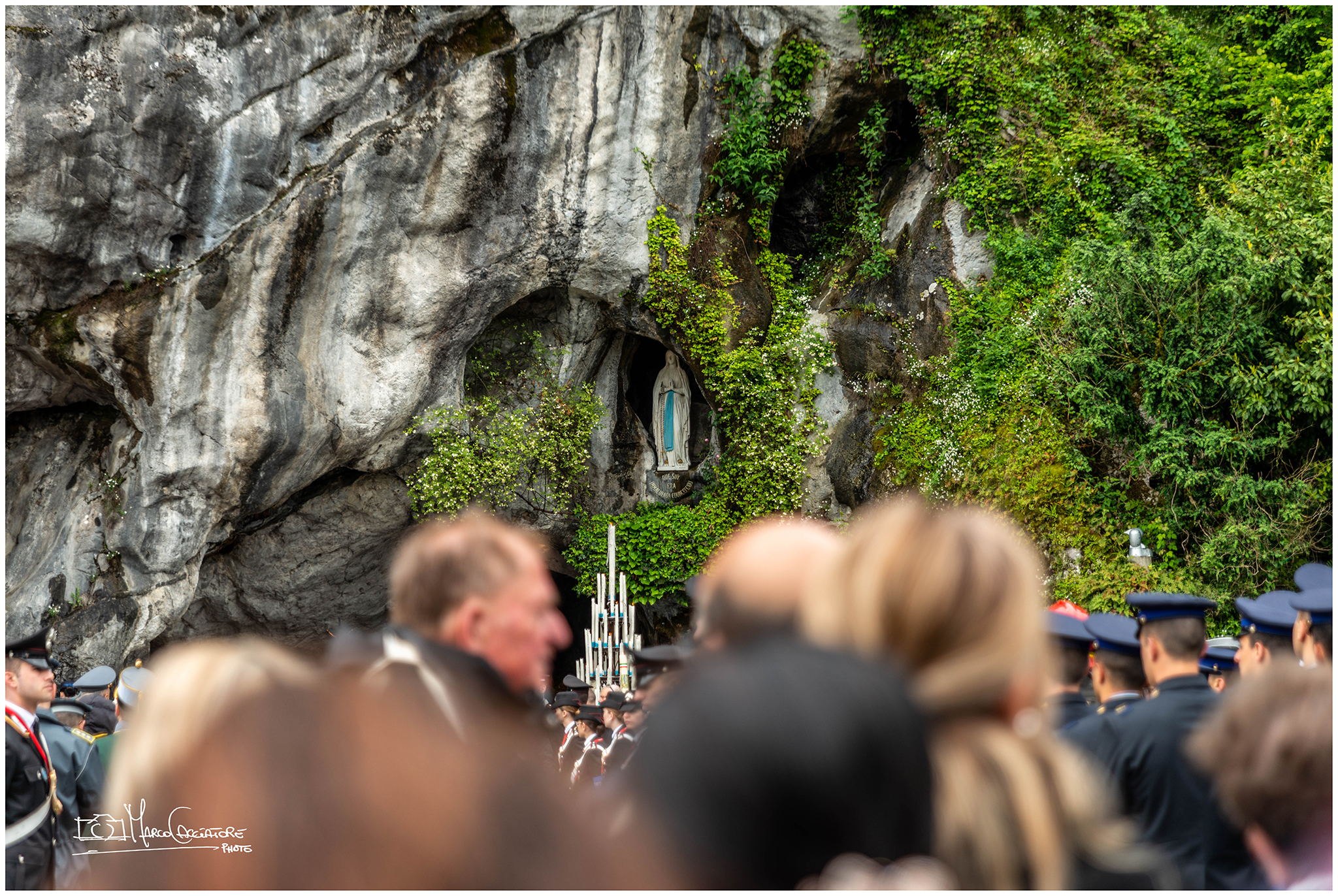 The grotto of Lourdes