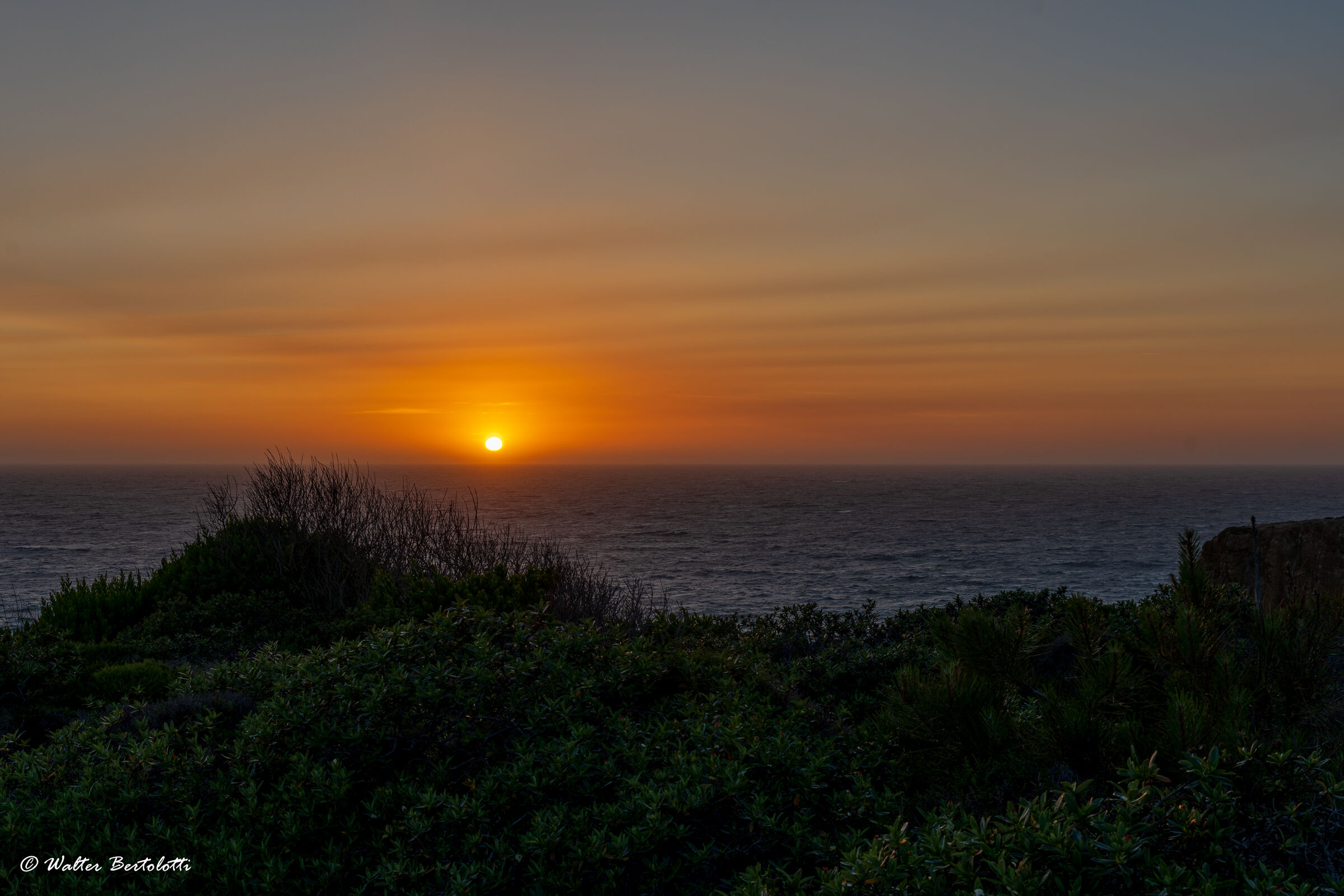 Sunset from the cliff