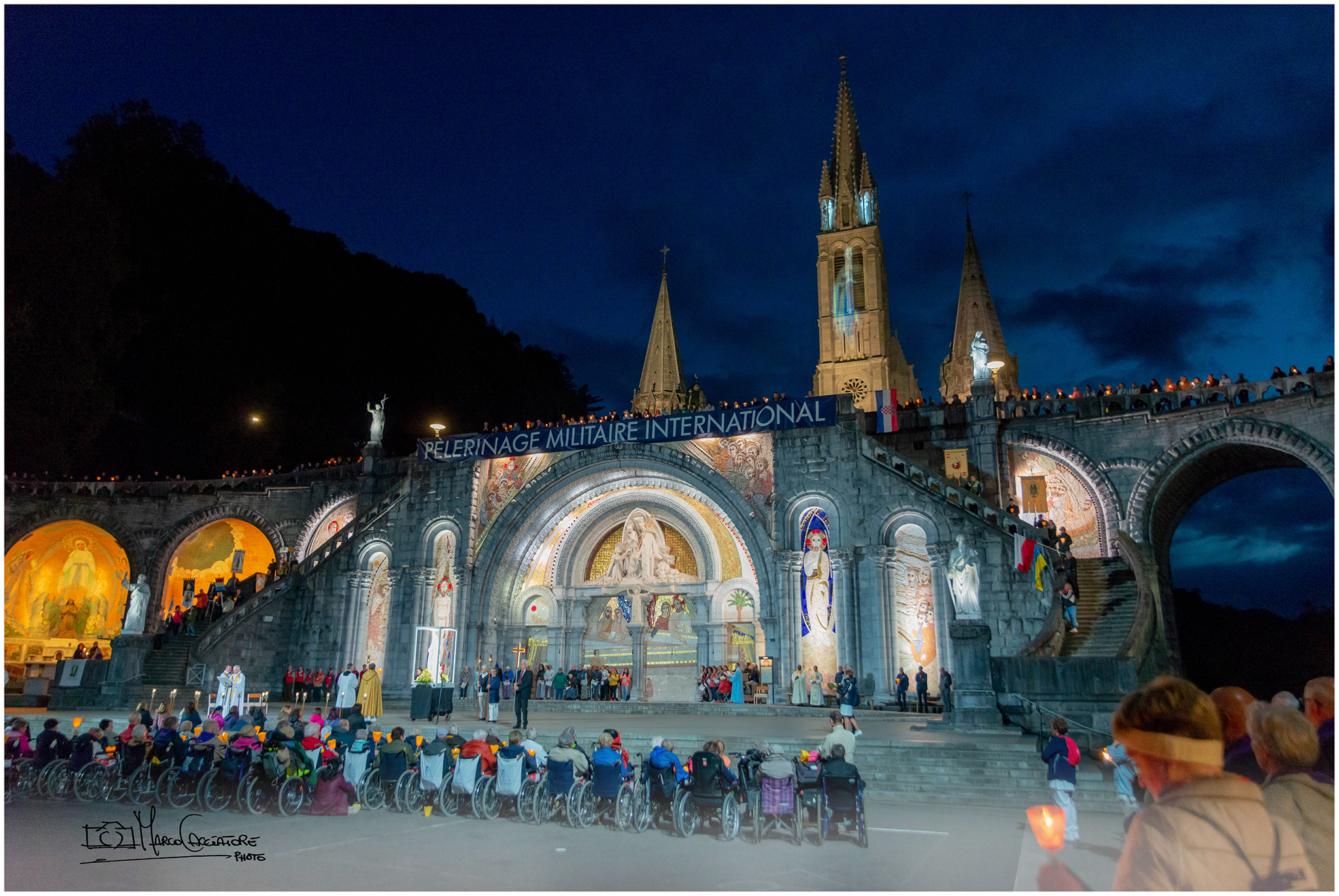 Lourdes torchlight procession