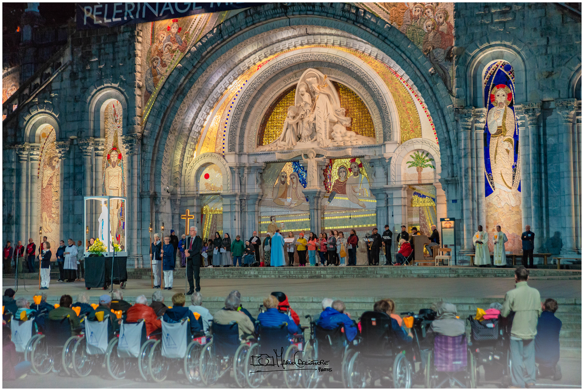 Lourdes torchlight procession